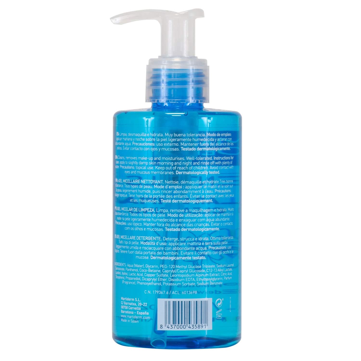 Martiderm Face Makeup Remover Oil 100 ml