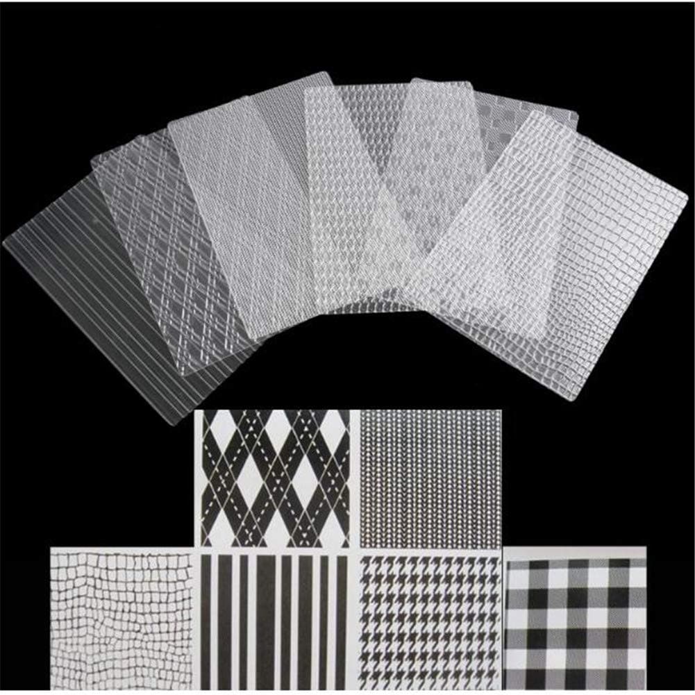 6pcs Fabric Texture Sheet Set, Bakeware Cookie Sugar Craft Decoration Texture Mat, Baking Tools Fondant Cake Mold, Transparent Embosser Mould, Cake Broder Decoration Molds, Plastic Cake Lace Mat