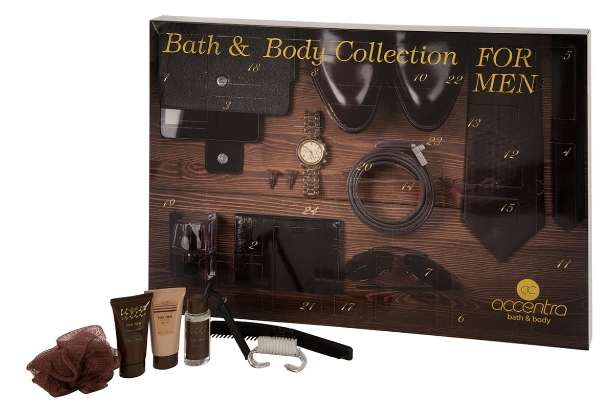 accentra - Advent Calendar for Men - Brown