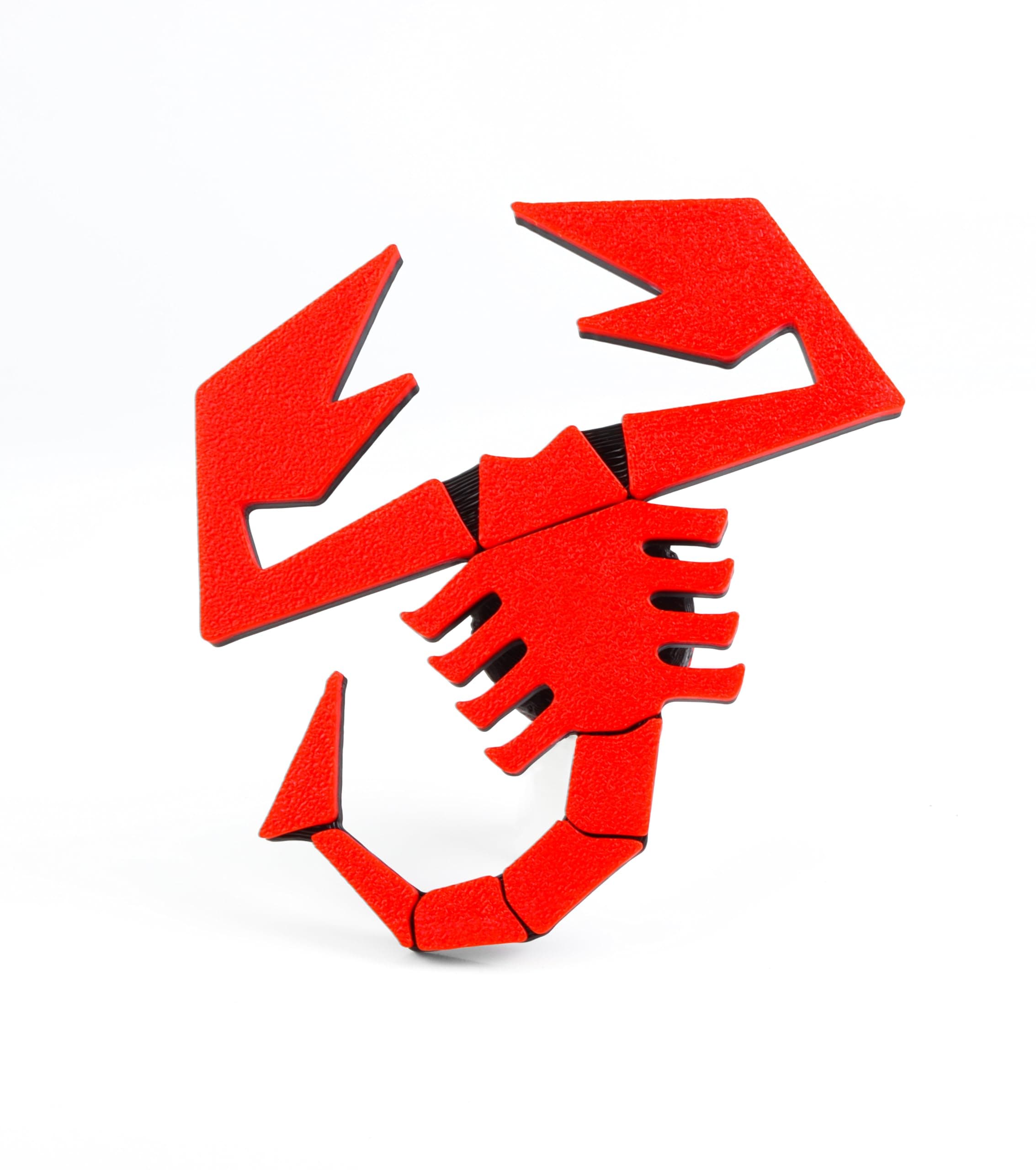 Scorpion Logo Accessory for Abarth 500/595/695, Rear Diffuser Badge, Fiat Grille Emblem, and Durability Distinctive Emblem