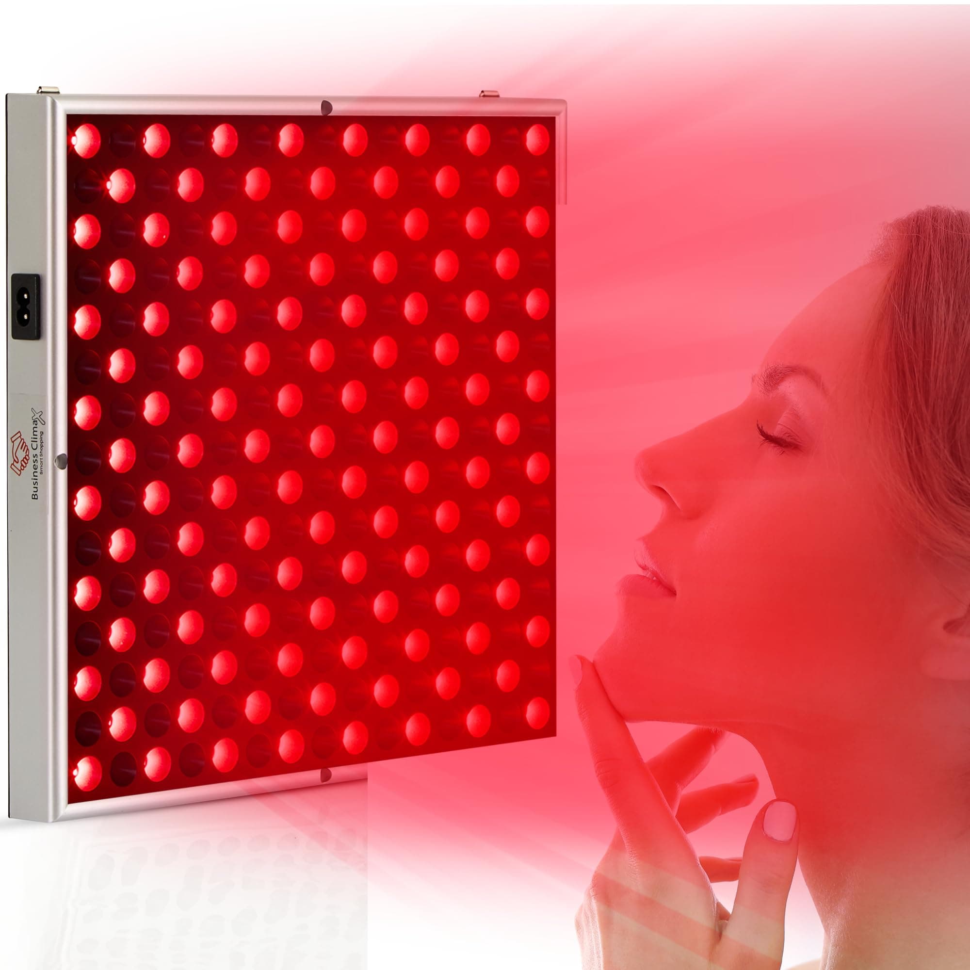 LED Red Light Therapy Panel for Face & Body - 45W Device with Deep 660nm & Near Infrared 850nm & Adjustable Hanger, Skin Care Beauty, Hair Growth, Natural Pain Relief for Muscle & Joints