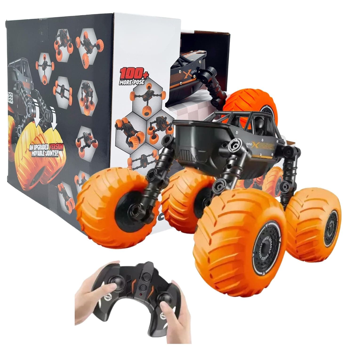 Fitto Transformable Drifting Stunt RC Car Shark - Remote-Controlled Transformable Shark and Racing Car with Drifting and Stunt Abilities