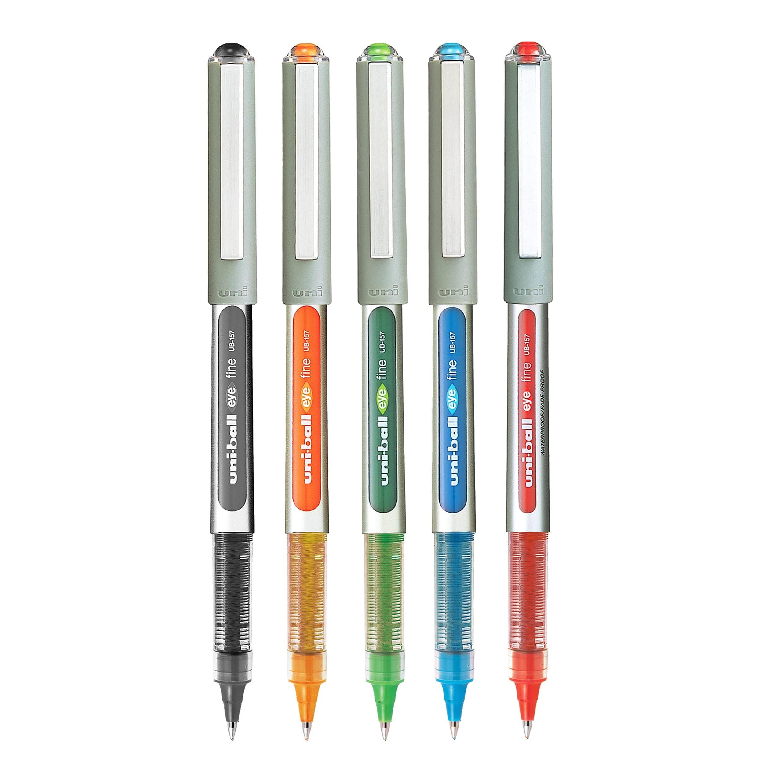 Eye UB157 Roller Pen (Assorted, Pack Of 5)