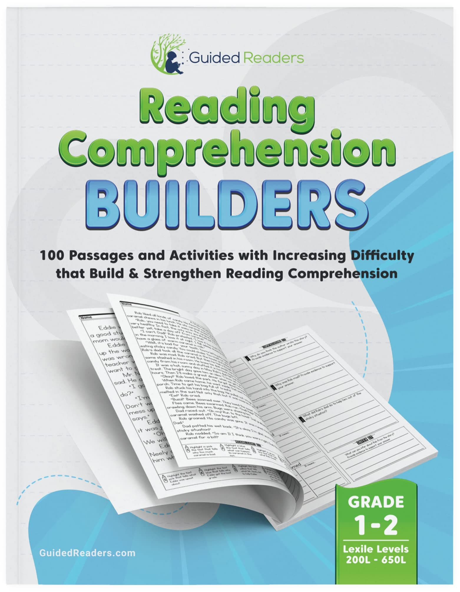 Guided Readers Reading Comprehension Grade 1 - Reading Comprehension Grade 2-100 Close Reading Passages