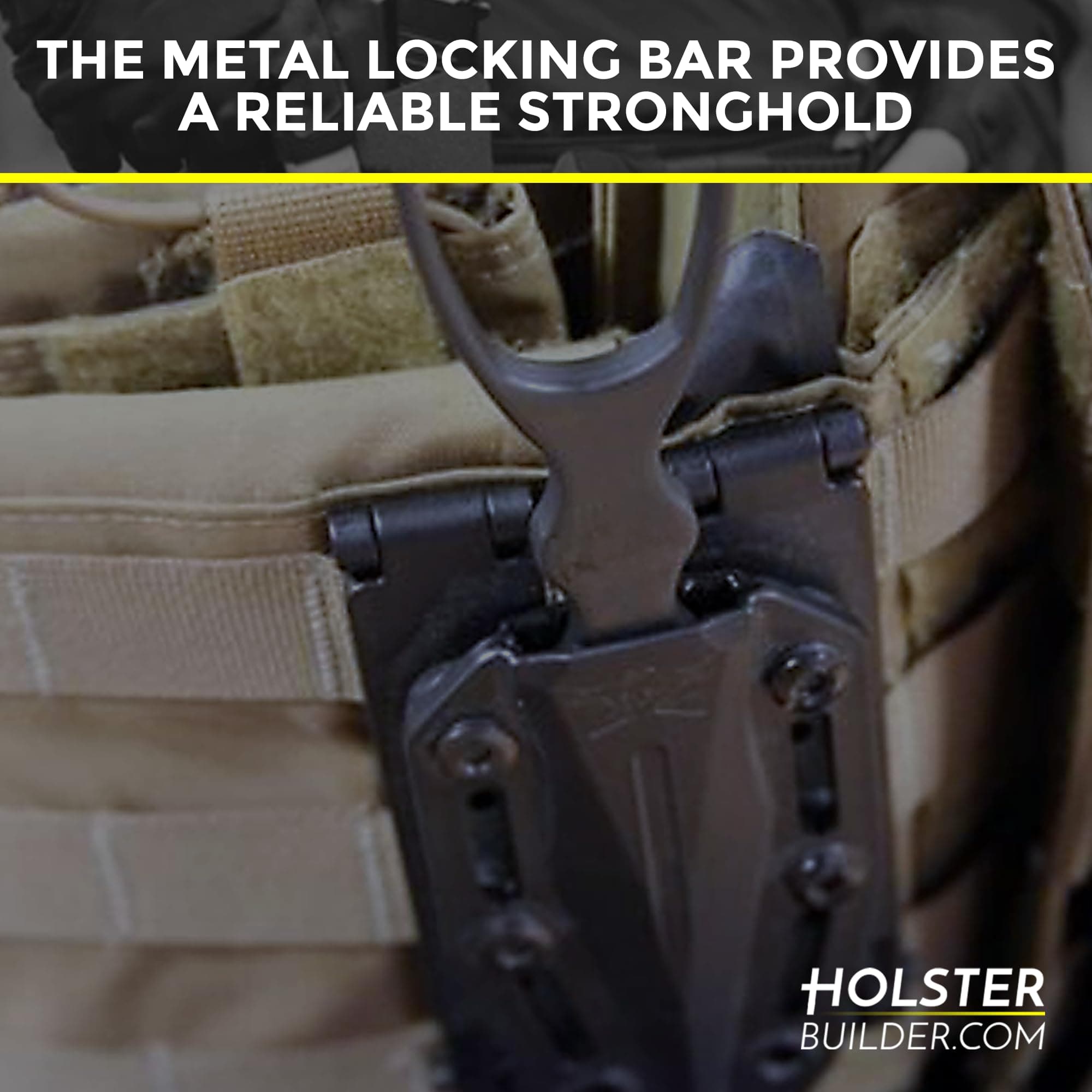Molle Attachment – Quick Locking Belt Clip with Mounting Hardware for Holsters, Mag Pouches, Knife Sheaths, Vests – Available in Size (1", 2", 3", 5") & Pack (2 & 4) – 1 inch 2 Pack