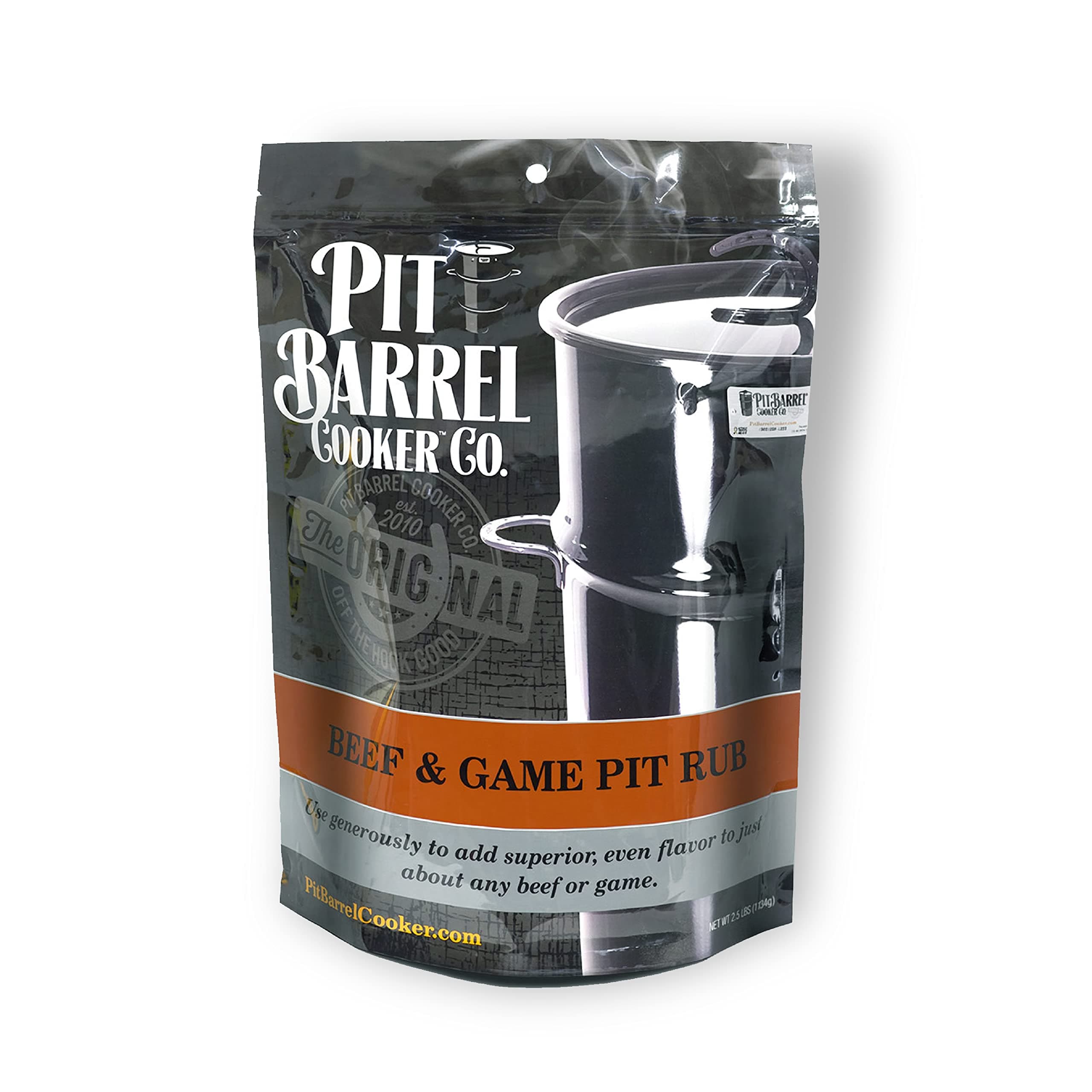Pit Barrel Cooker Beef and Game Pit Rub | Dry Rub for Smoker | Seasoning for Steaks, Fish, Veggies, Burgers, or Any Red Meat | 2.5 Ib Bag