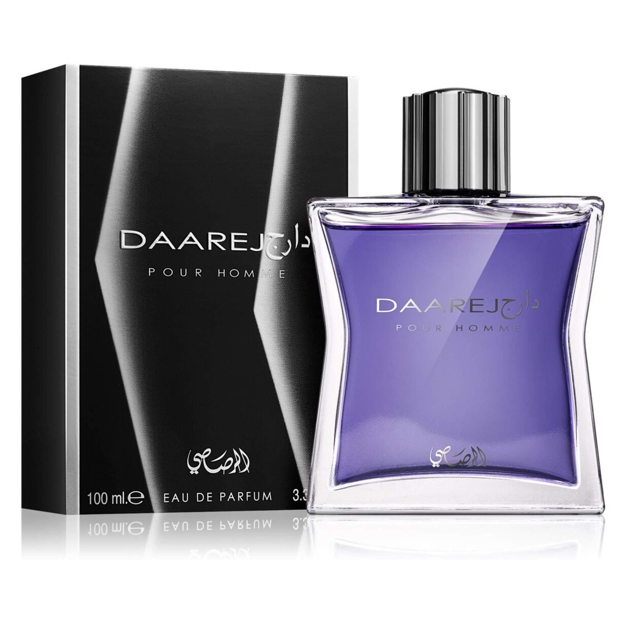RASASI Dareej For Men Eau De Parfum Spray - 100ML (3.4 Oz) Long Lasting Arabian Perfume - Bold & Premium Fragrance for Special Occasions & Daily Wear, An Essential Perfume Men that Lasts All Day