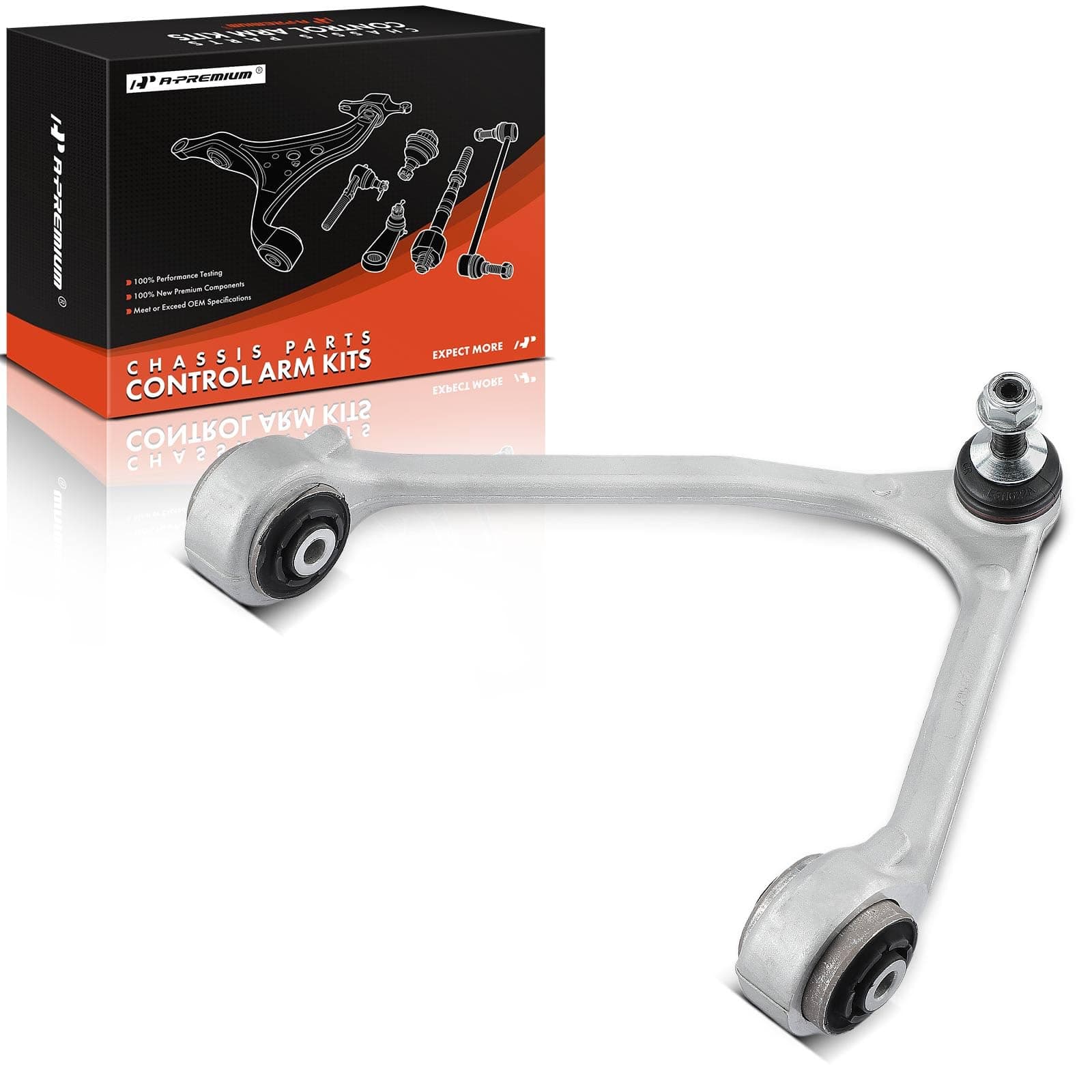 A-Premium Front Left Upper Control Arm, with Ball Joint & Bushing, Compatible with Jaguar XF 2009-2015, XFR 2010-2015, XFR-S 2013-2015, S-Type 2002-2008