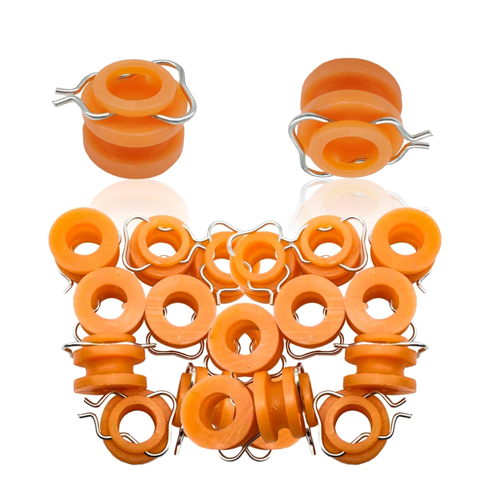 10PCS Window Regulator Roller Clips Compatible with Ford Mustang Falcon F-Series Truck Fairlane Thunderbird Mercury Comet C0AB-6423240-B