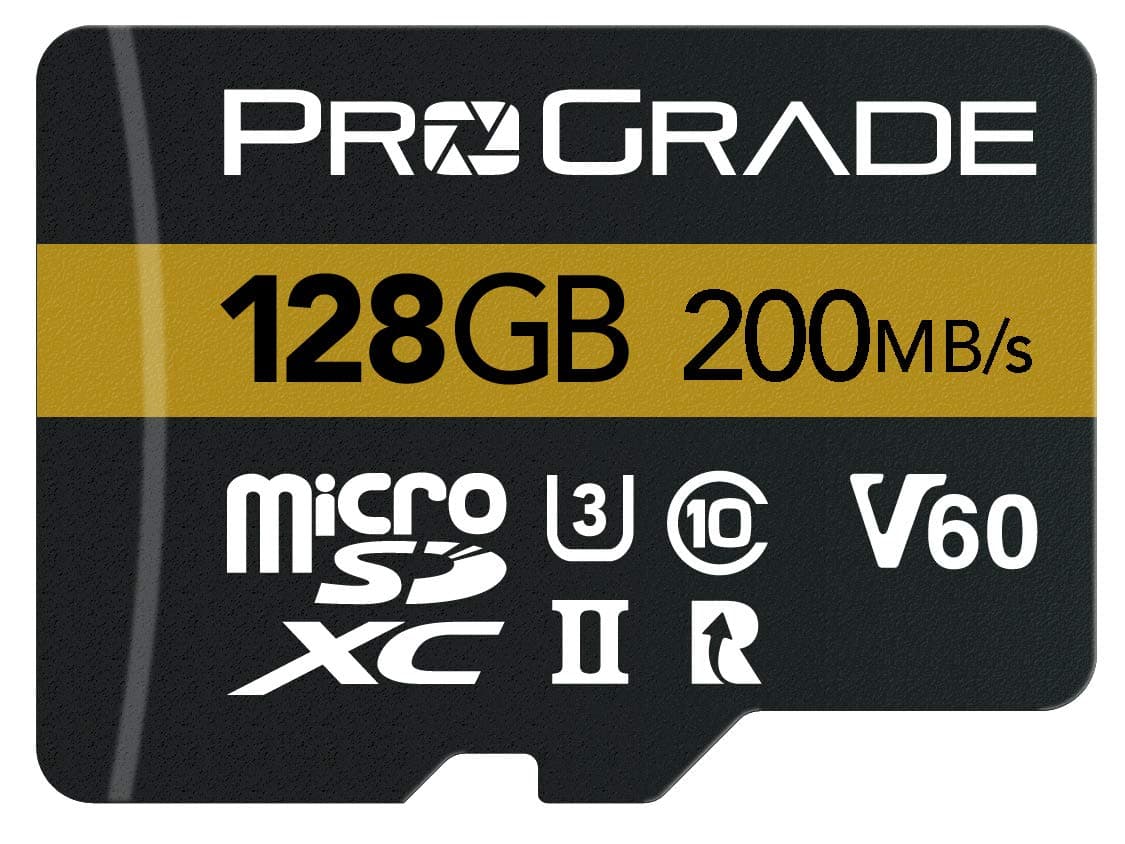 ProGrade Digital 200MB/s Micro SDXC UHS-II V60 Memory Card (128GB)