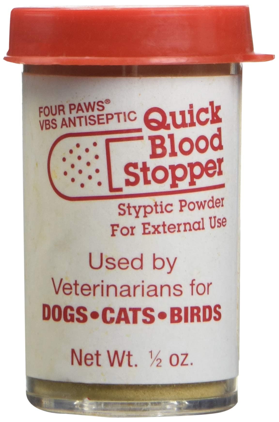 Quick Blood Stopper Powder, 0.5 Ounce Container