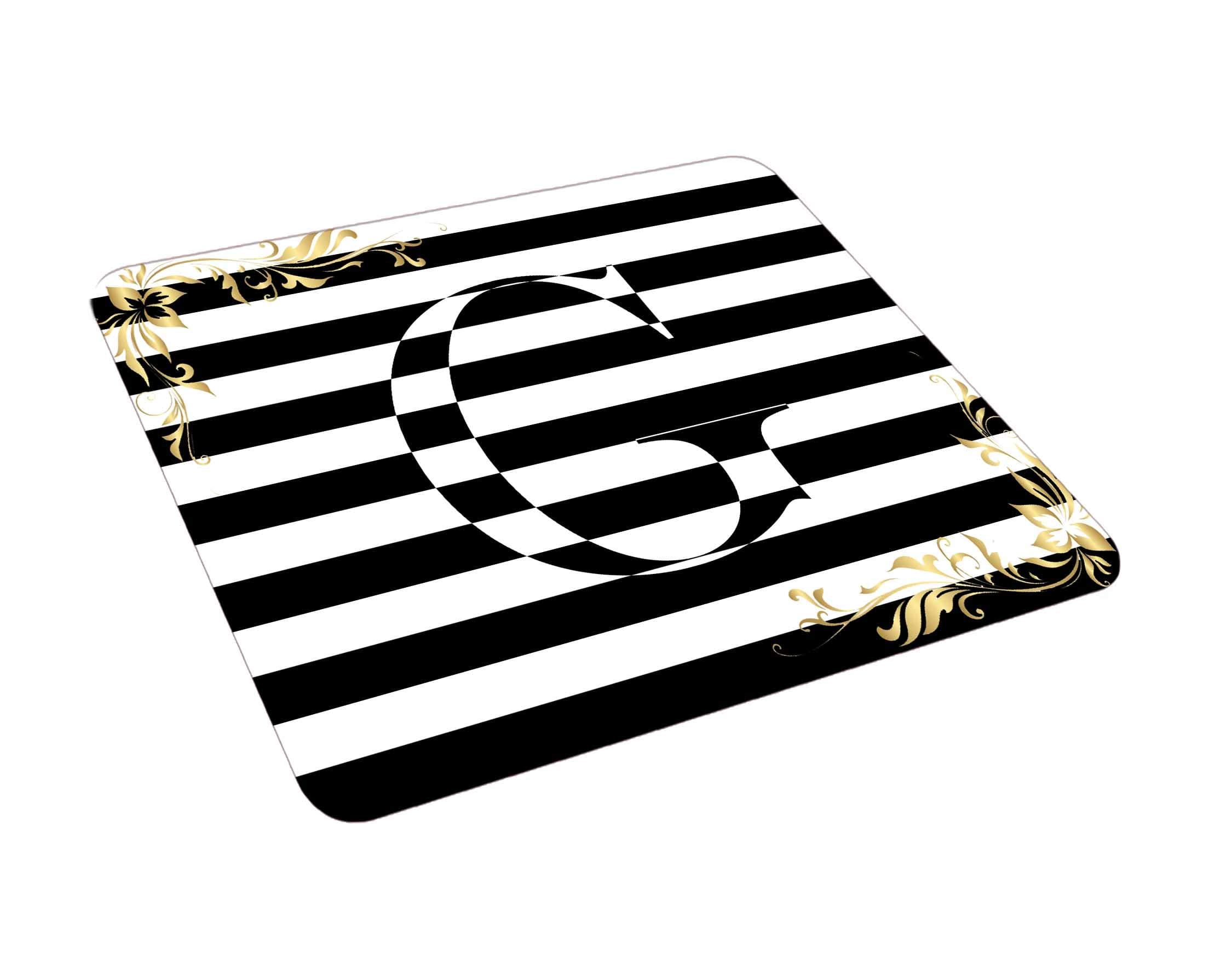 ECFAKttern Letter G Rubber Based HD Quality Printed Mouse Pad