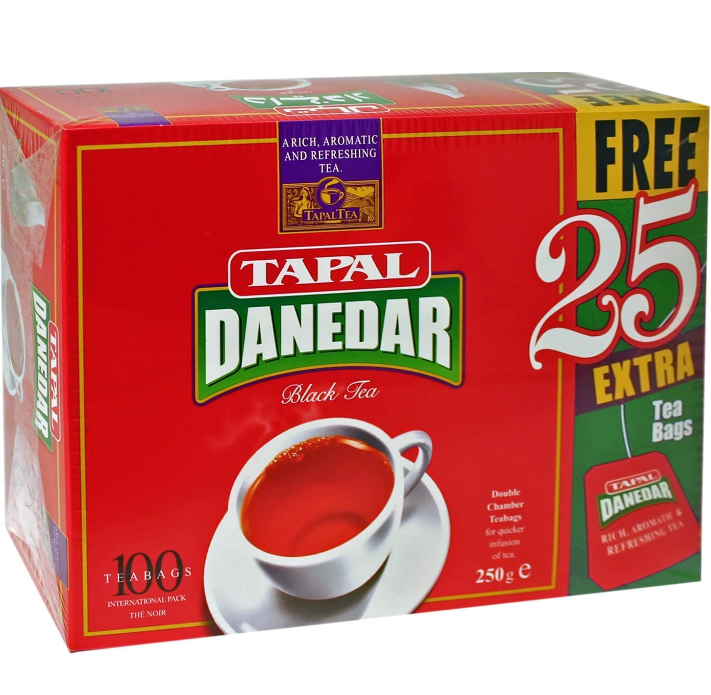 Danedar Black Tea, 100 Tea Bags