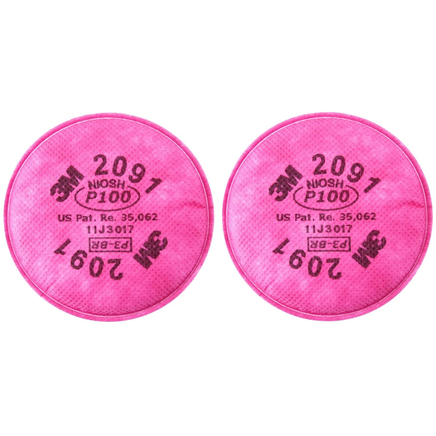 2091 P100 Particulate Filter, 4 Pieces 2 pairs