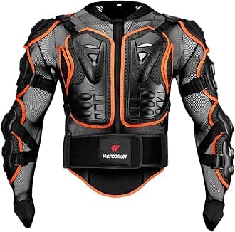 HEROBIKER Motorcycle Full Body Armor Jacket spine chest protection gear Motocross Motos Protector Motorcycle Jacket 2 Styles