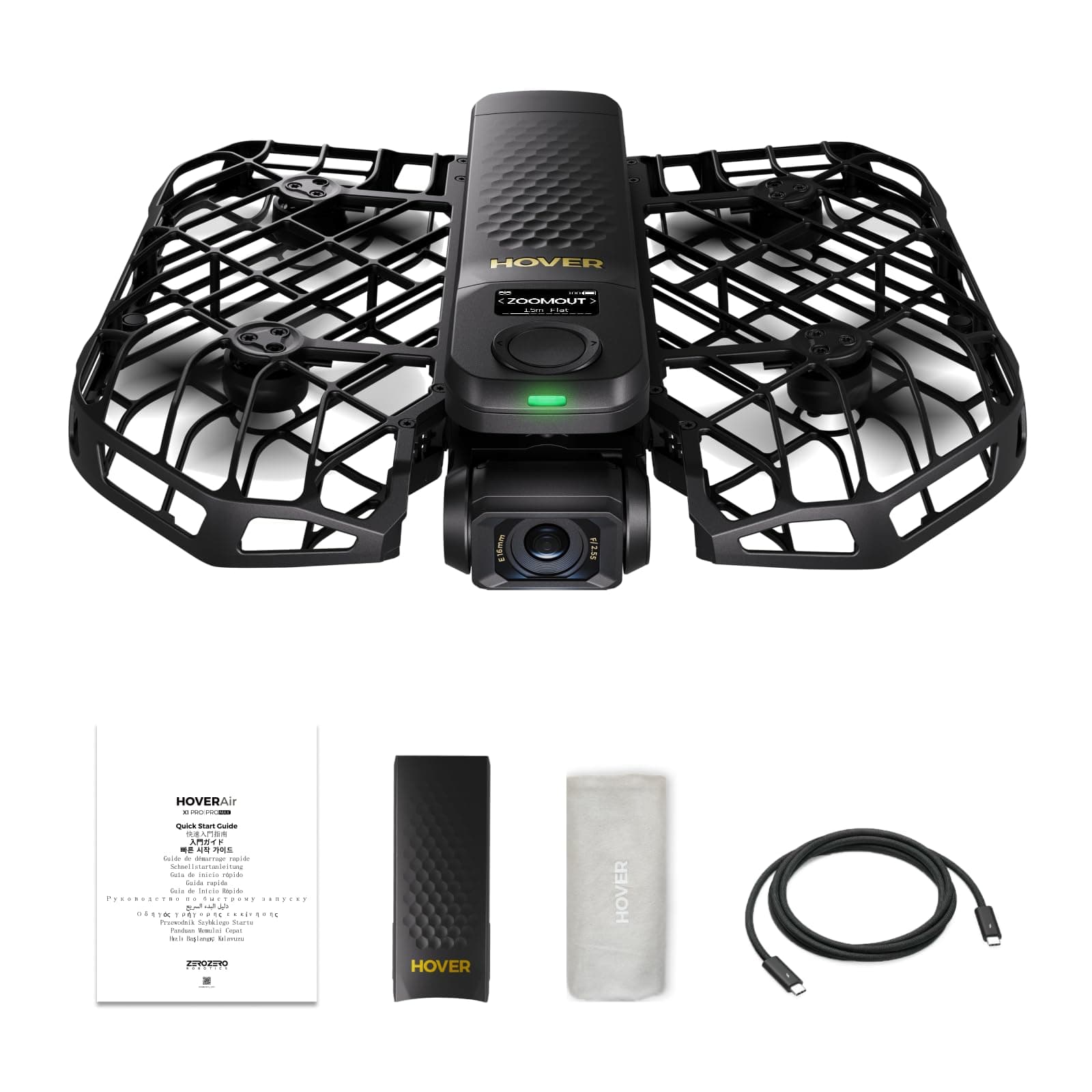 X1 PROMAX 8K Action Flying Camera, Foldable Drone with Camera with 42 KM/H Follow Speed, 10+ Fully Automatic Flight Modes, Fly Anywhere with OmniTerrain, SmoothCapture 2.0(Standard)