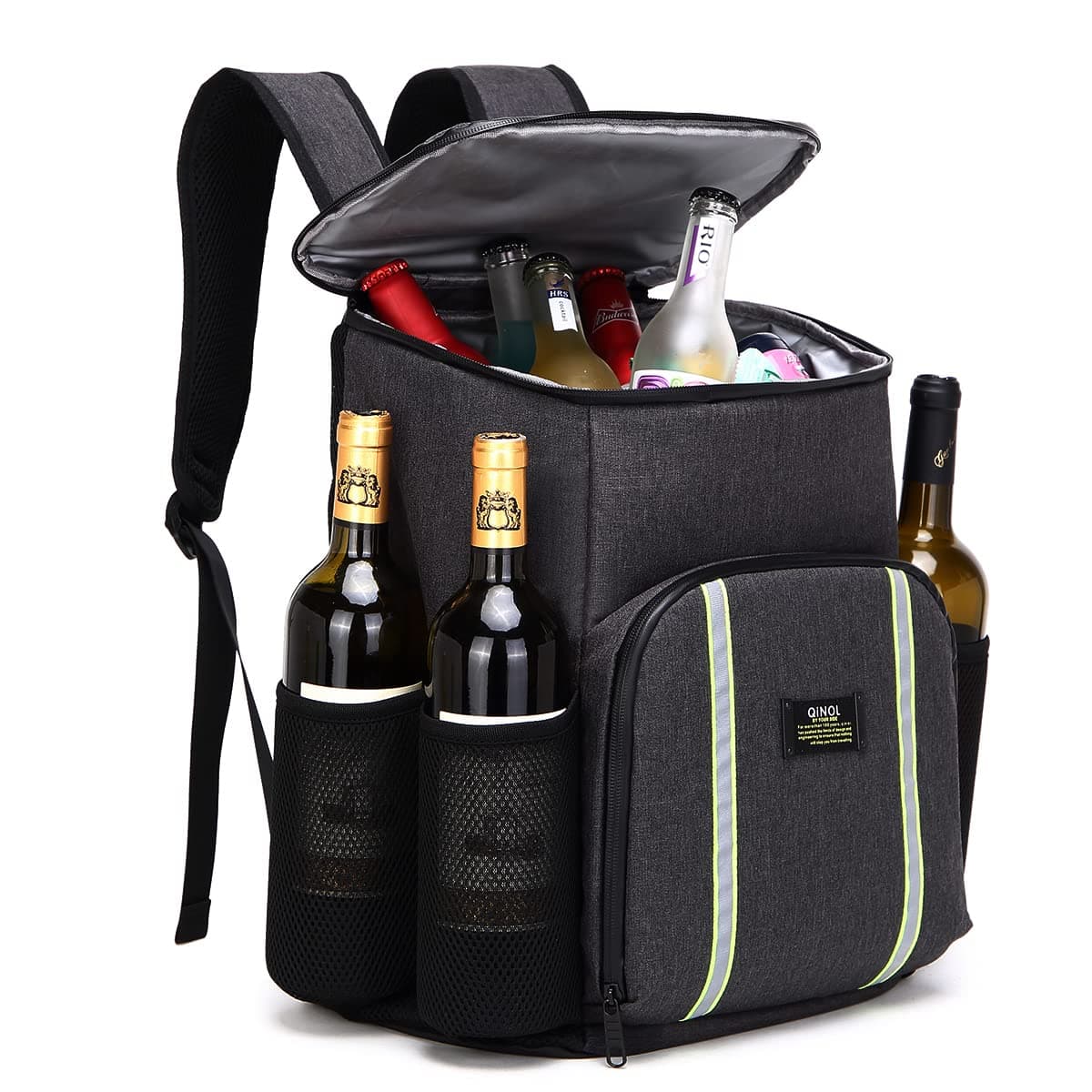 TRYPRY Cooler Backpack Leakproof 30 Cans Lightweight Backpack Insulated Cooler for Lunch Picnic Fishing Hiking Camping Park Beach