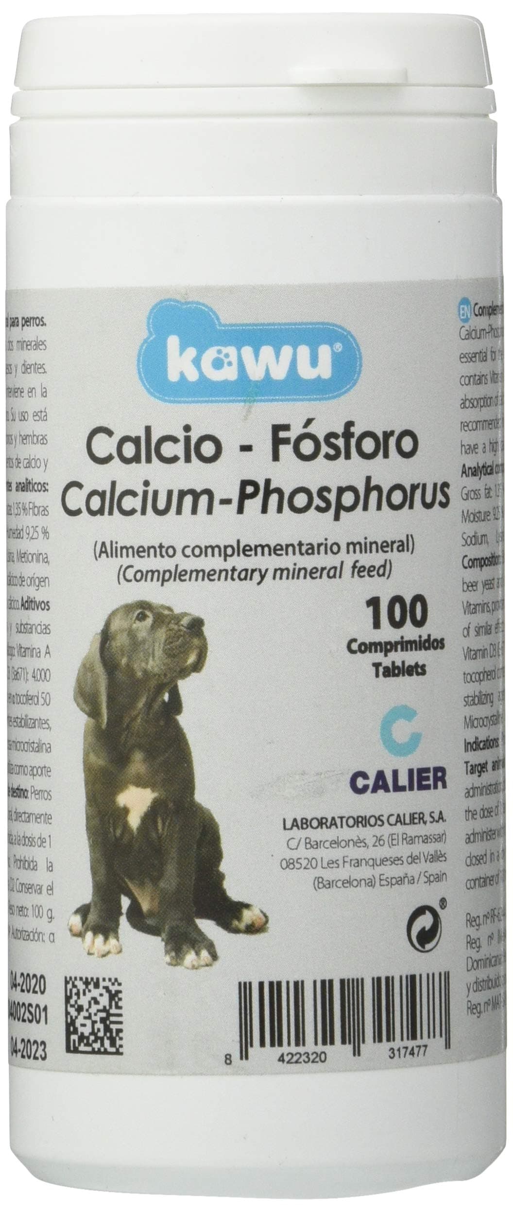 Calier Calcium Phosphorus Kawu 100 Cds