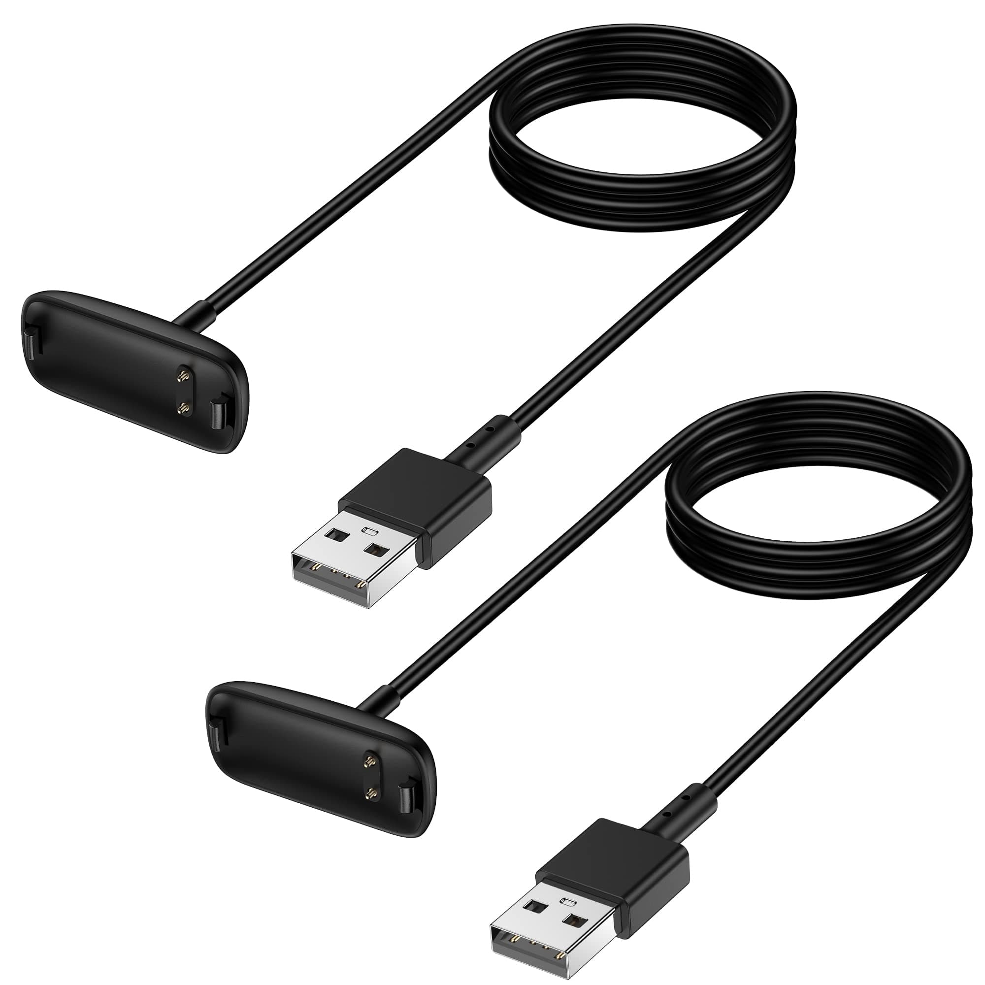 Replacement for Fitbit-Inspire-3 Charger Cable:Fast Charging 3.3Ft Long USB Cord Accessories for Inspire 3 Fitness Tracker, 2 Pack