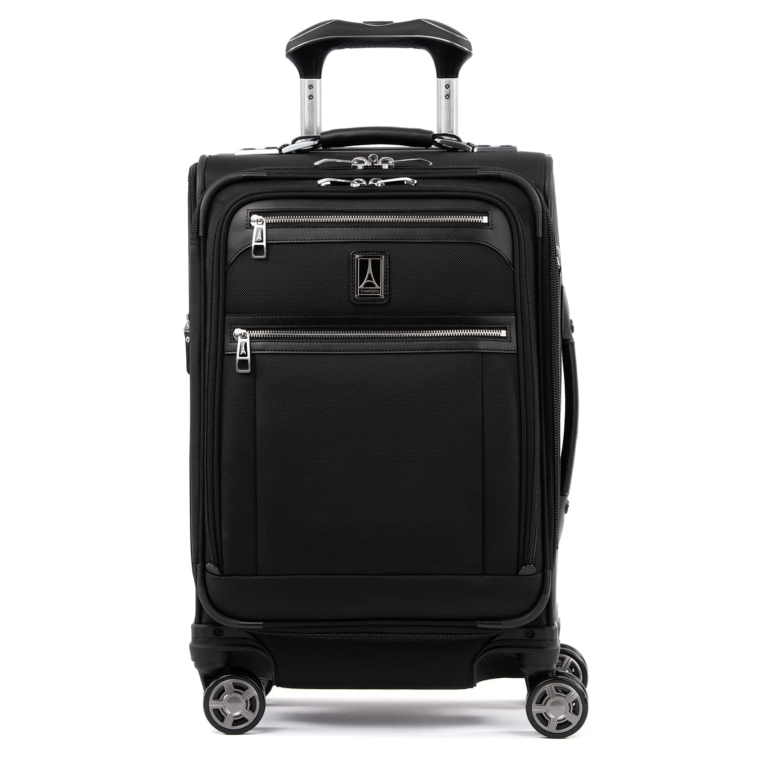 Platinum Elite Softside Expandable Checked Luggage, 8 Wheel Spinner Large Suitcase, TSA Lock, Men and Women