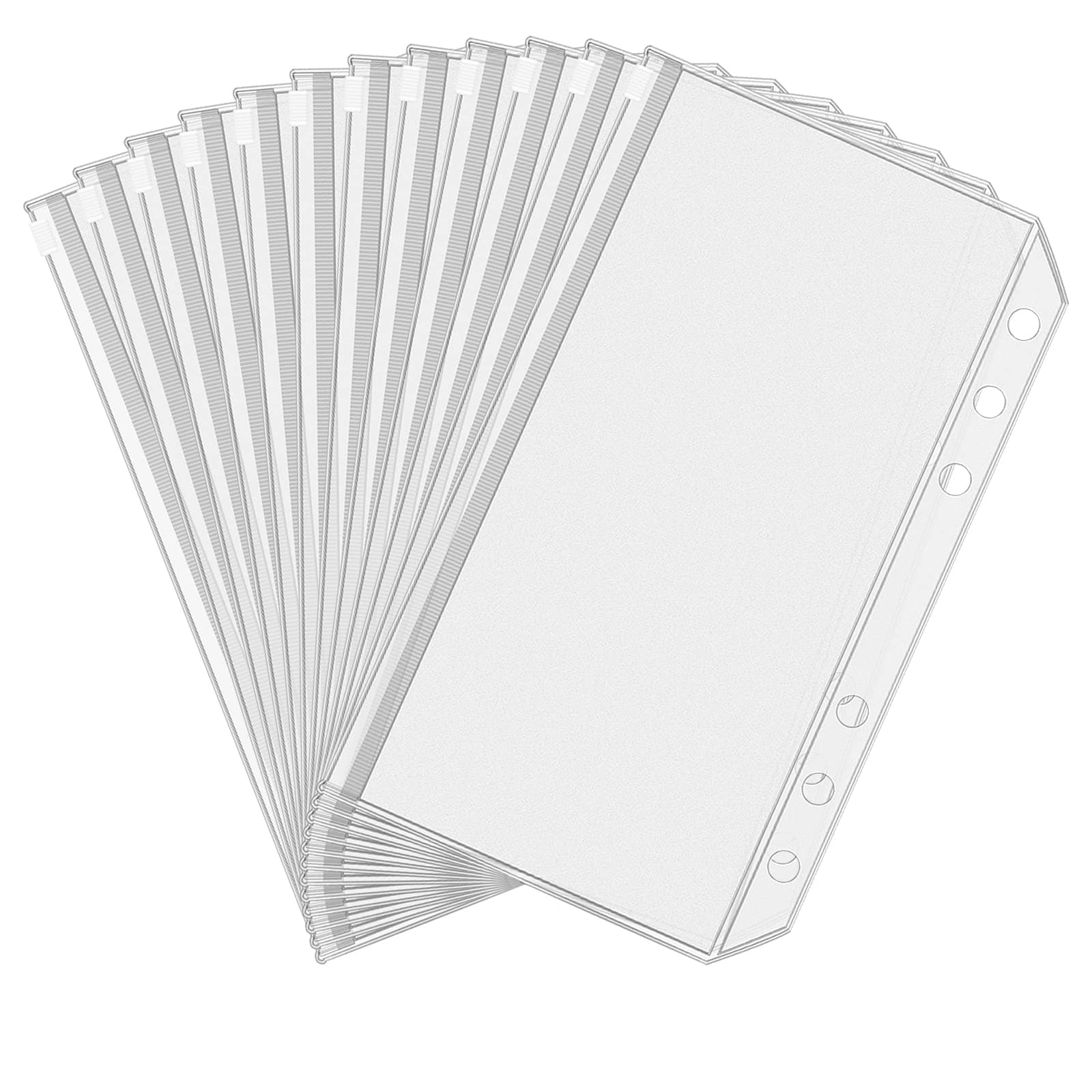 A6 Zipper Binder Pockets