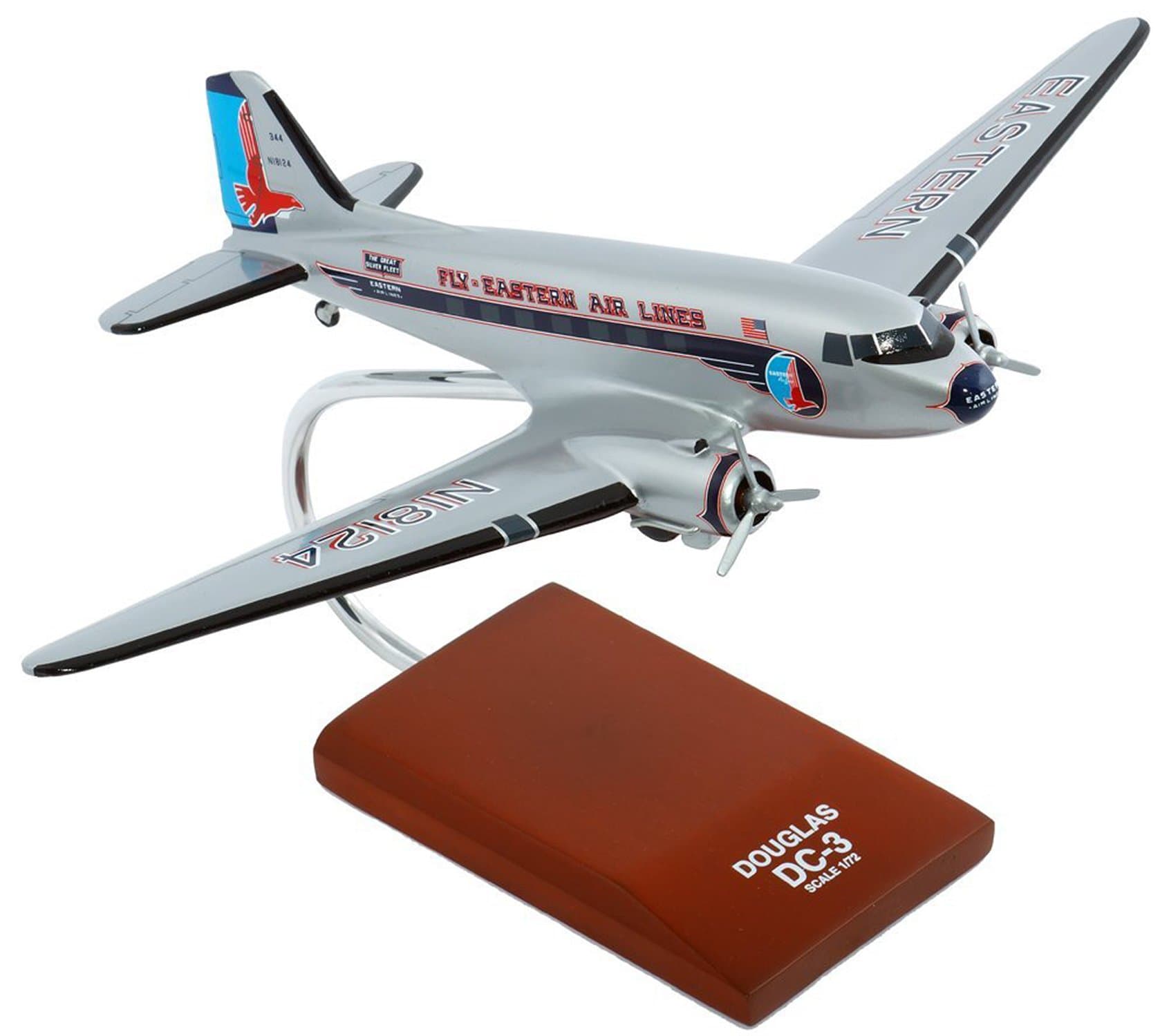 Mastercraft Collection Douglas DC-3 Eastern Model Scale:1/72