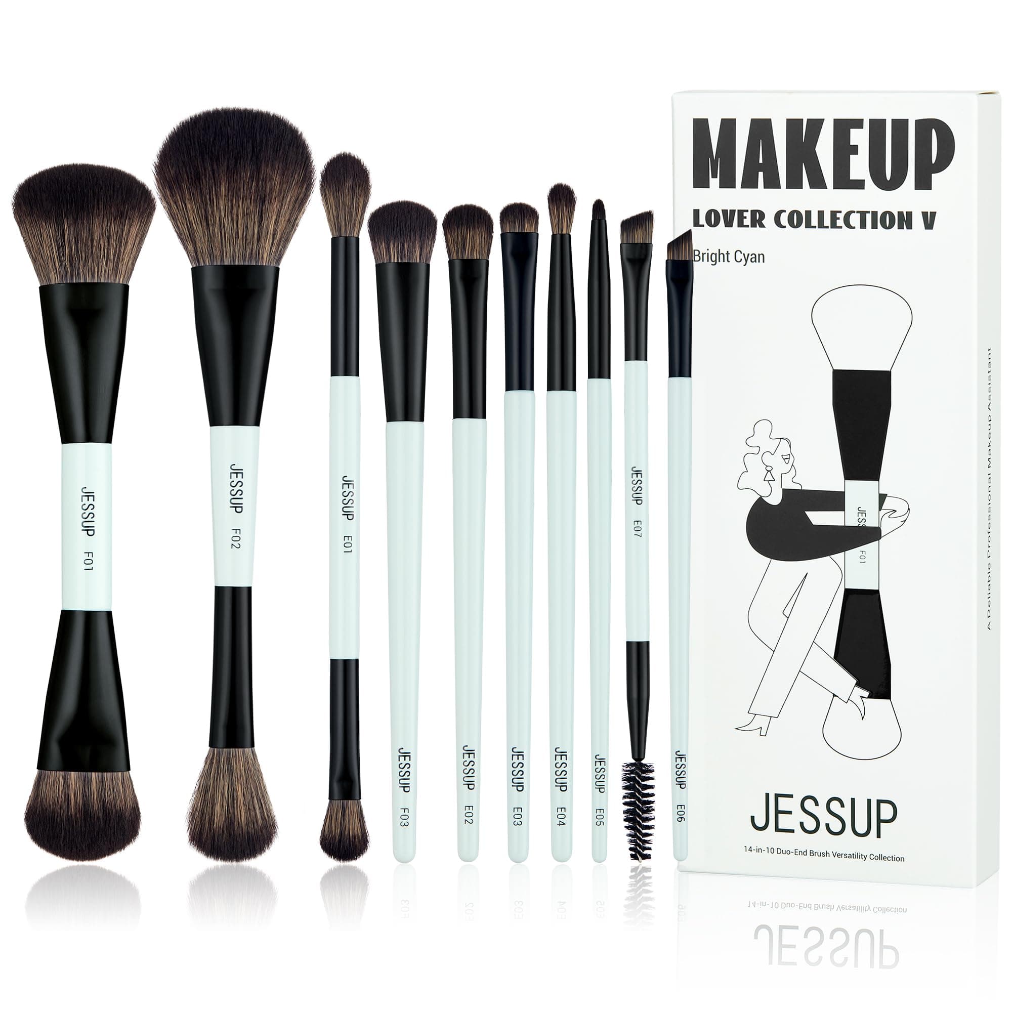 T500 jessup makeup brushes sets