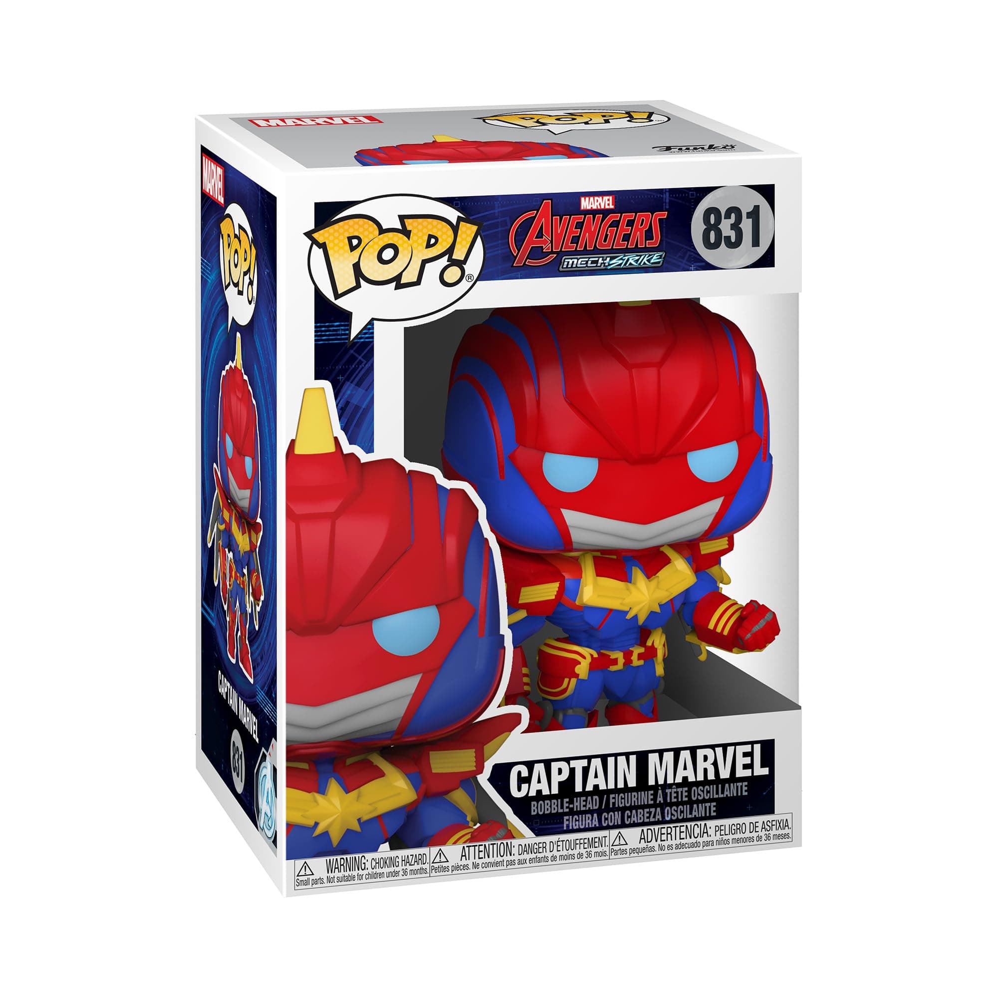 Marvel POP Vinyl Figure | Mech Strike Captain Marvel