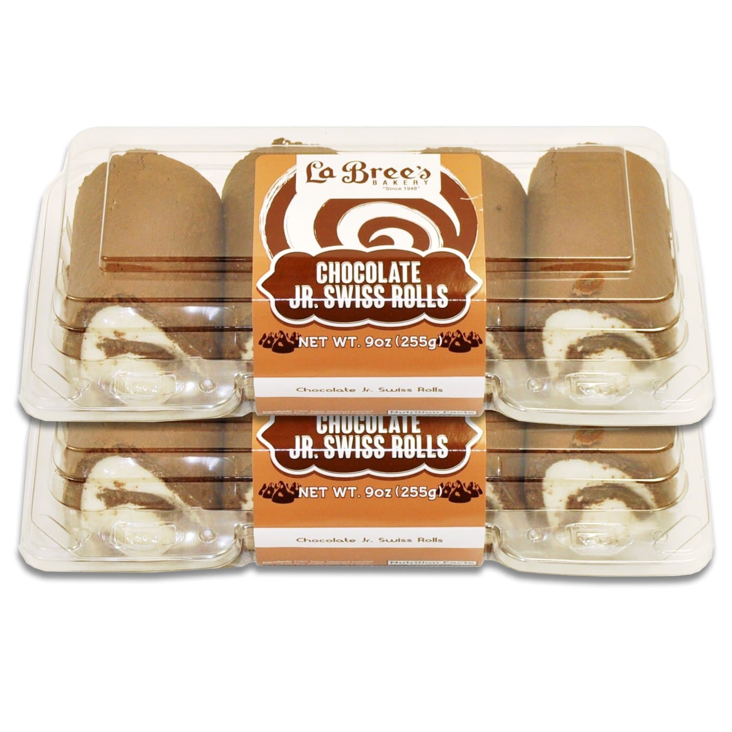 Junior Cake Rolls - 2 Packages (Chocolate Swiss)