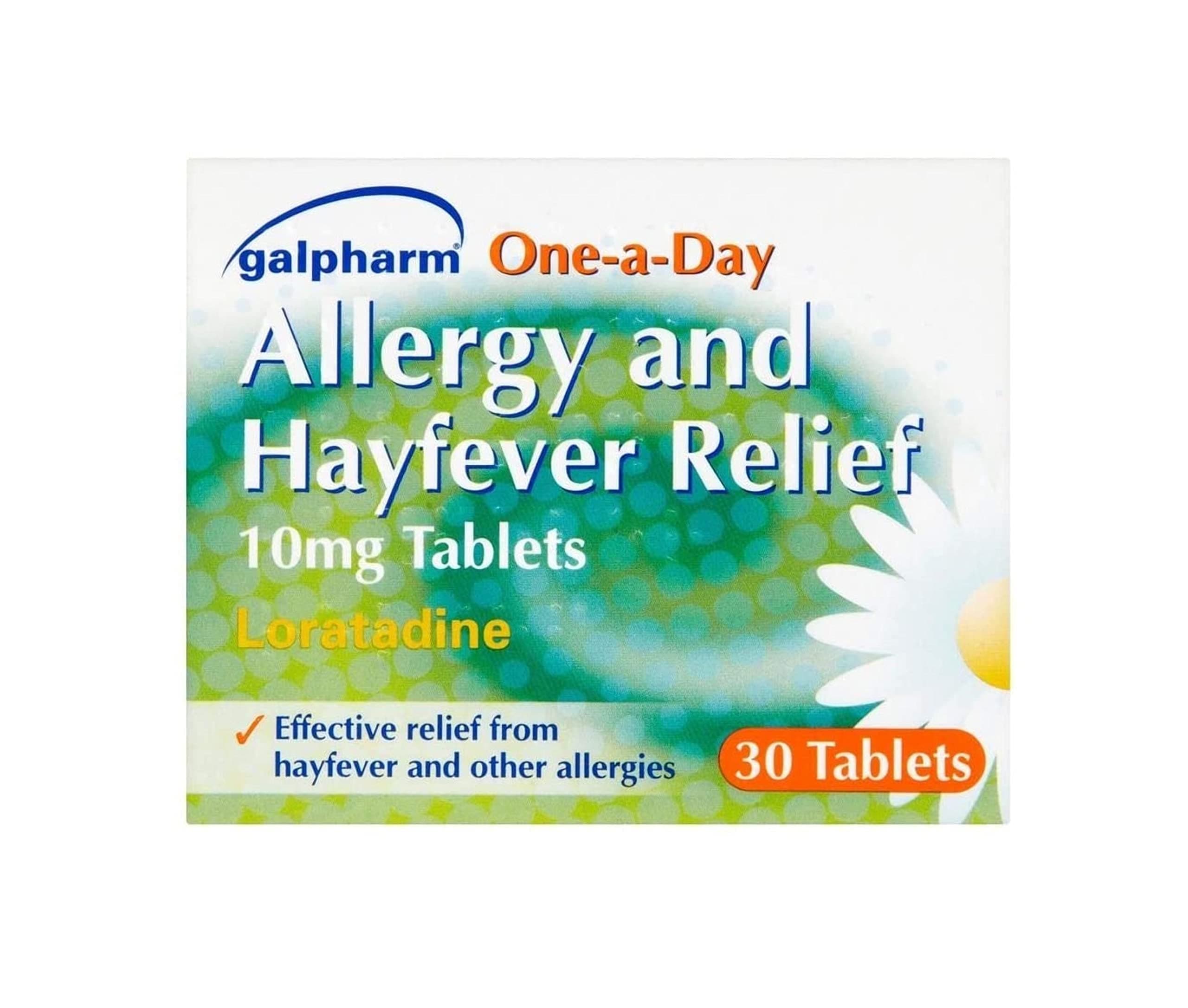 Hayfever & Allergy Relief Loratadine 10mg Tablets 30 Pack – Non-Drowsy Antihistamine for Sneezing, Itchy Eyes & Runny Nose