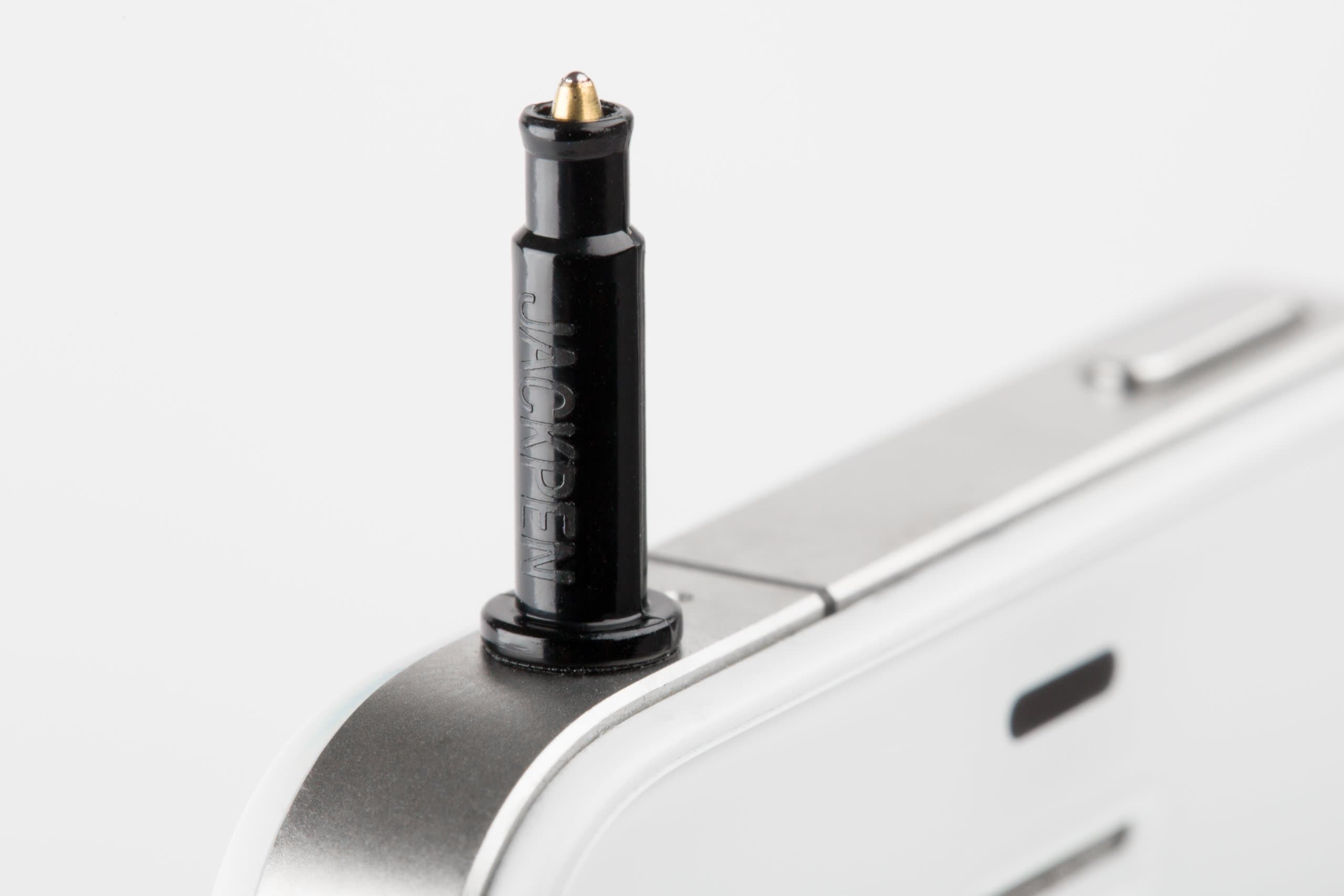 JACKPEN-Miniature pen that stores inside the headphone socket of any Mobile Phone and Smartphone - 3 in Pack (Black)