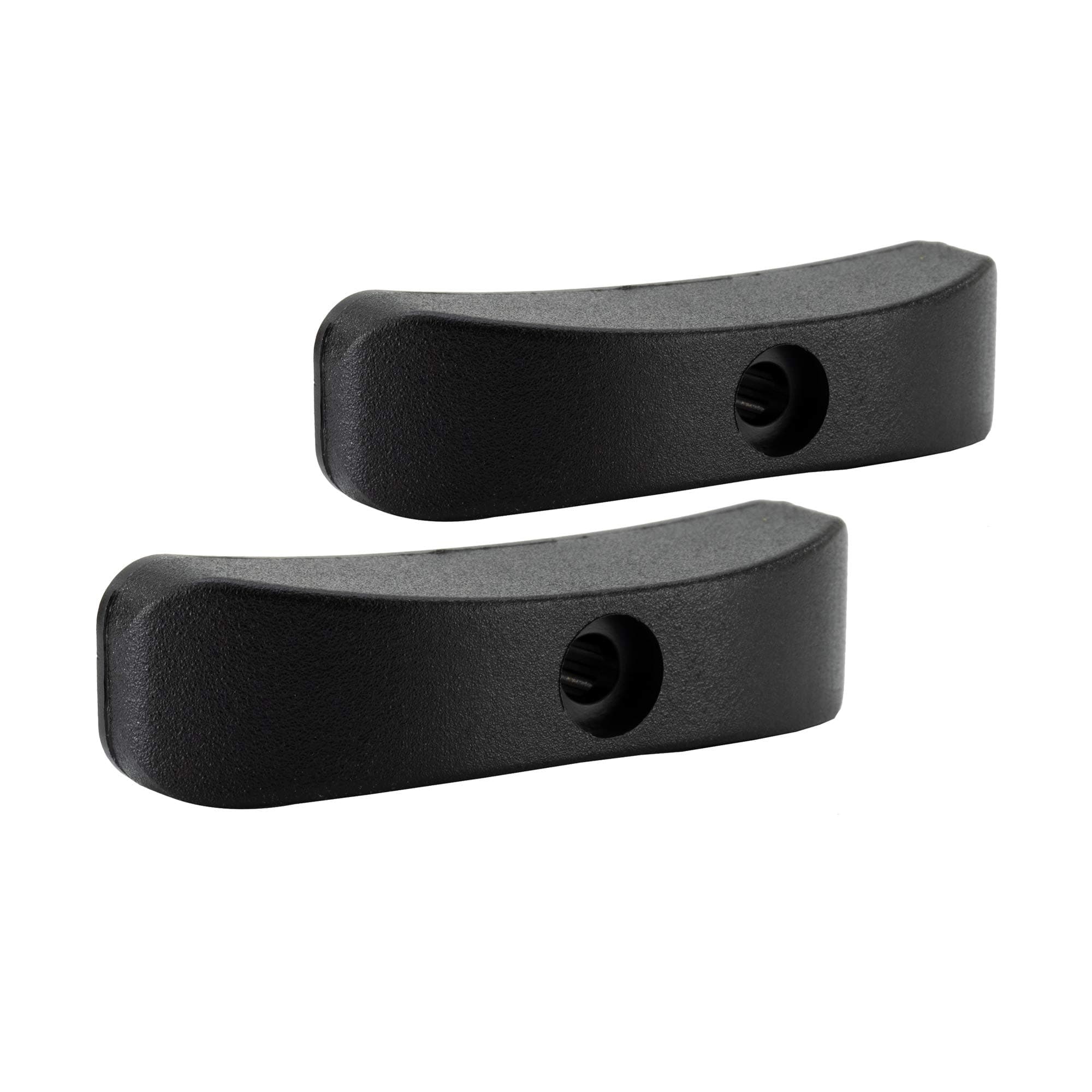 RV Window Crank Handle | Tee-Style Knob | Black Plastic (2-Pack)