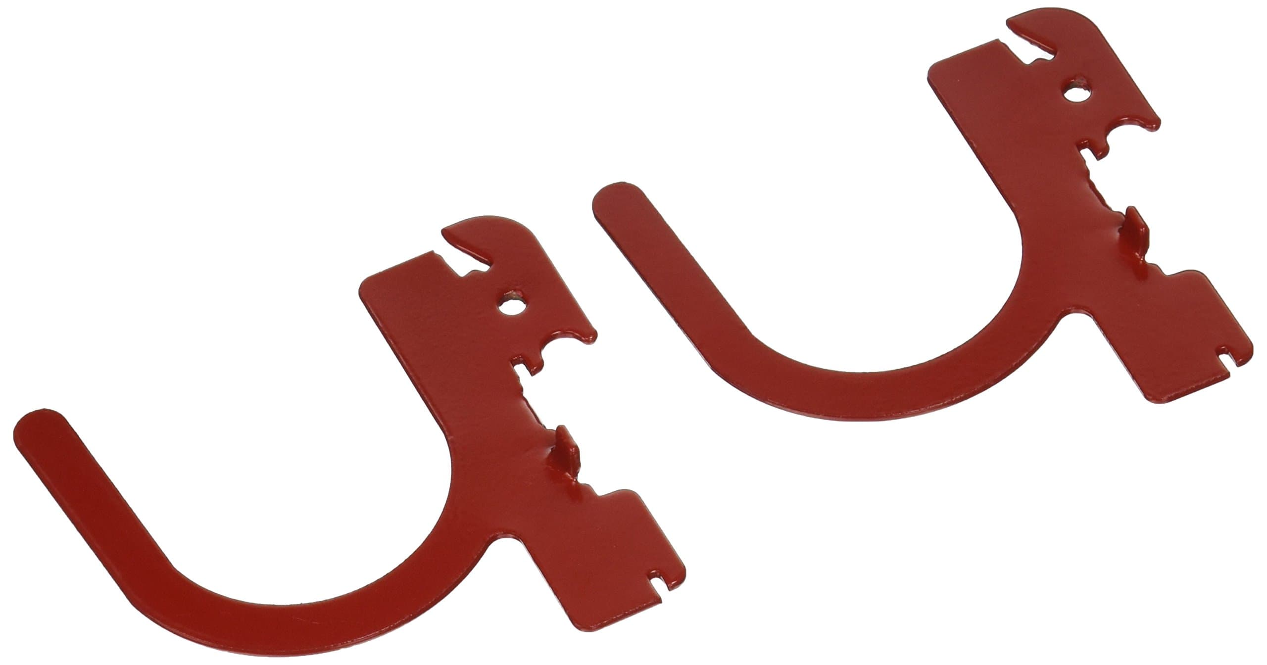 Wall Control 10-UH-003 R Slotted Pegboard U-Hook for Wall Control Pegboard Only, 3", Red