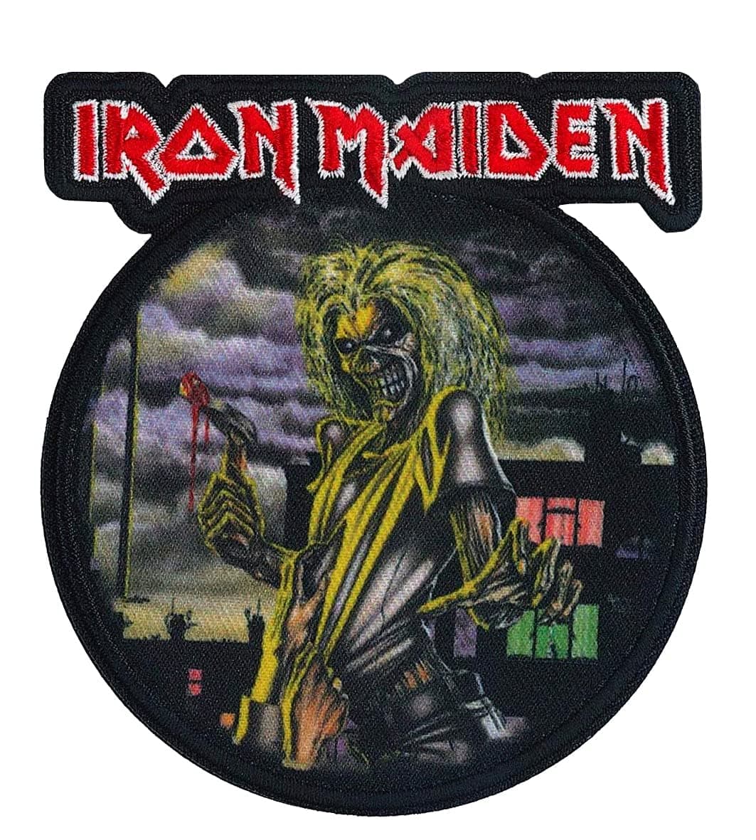 Iron Maiden Eddie Patch, Black, Red