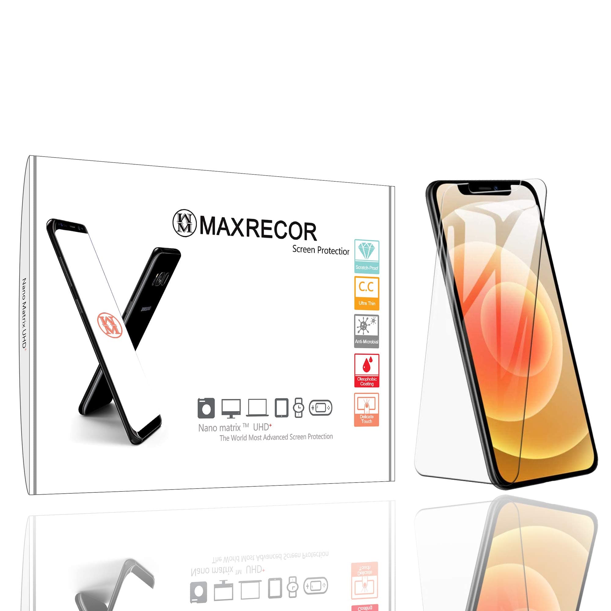Maxrecor Screen Protector Designed for Eagle FishEasy 320C Fish Finder Radar - Nano Matrix Crystal Clear
