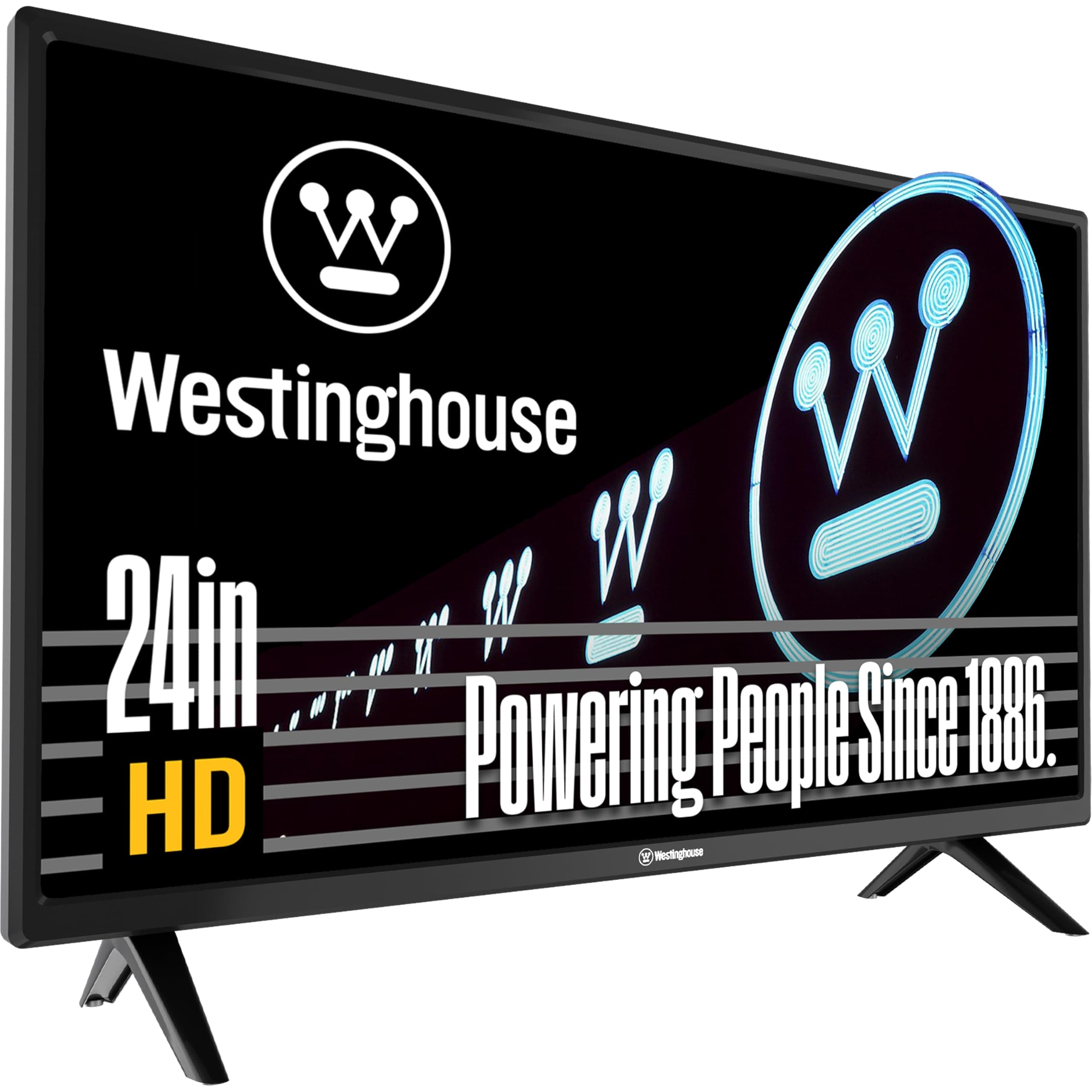 Westinghouse 24 Inch TV, HD LED Small Flat Screen Non-Smart Television, Works with Fire Stick, Roku, Apple TV, TiVo, Xumo, and Streaming Devices