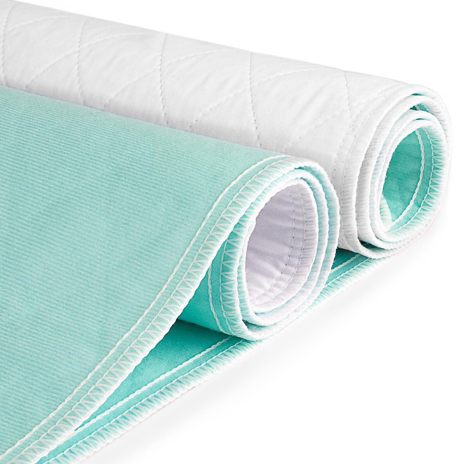 CoolShields Waterproof Bed Pad Washable 34" x 36"(Pack of 1), Incontinence Bed Pad with 8 Cups Absorbency, for Adult, Children and Pets[Oeko-Tex Certified]