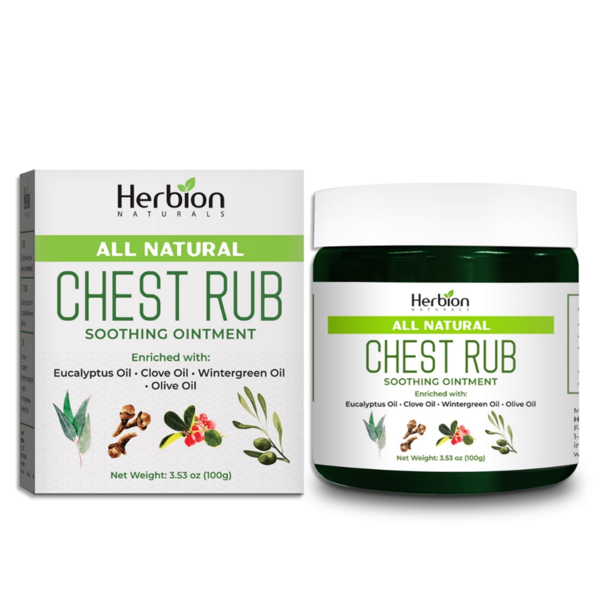 Chest Rub, 3.53 Oz by Herbion