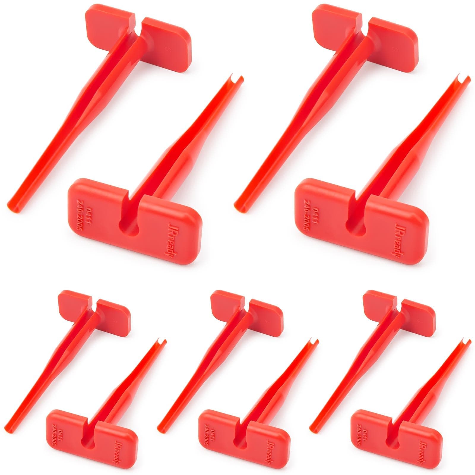 ST5222 Deutsch Pin Removal Tool Kit,Size 20 Solid/Stamped Contacts 16-22AWG Pin Extractor Tool Set, 0411-240-2005 Suitable for Deutsch DTM/HDP20/HD30/DRC Connector 10PCS