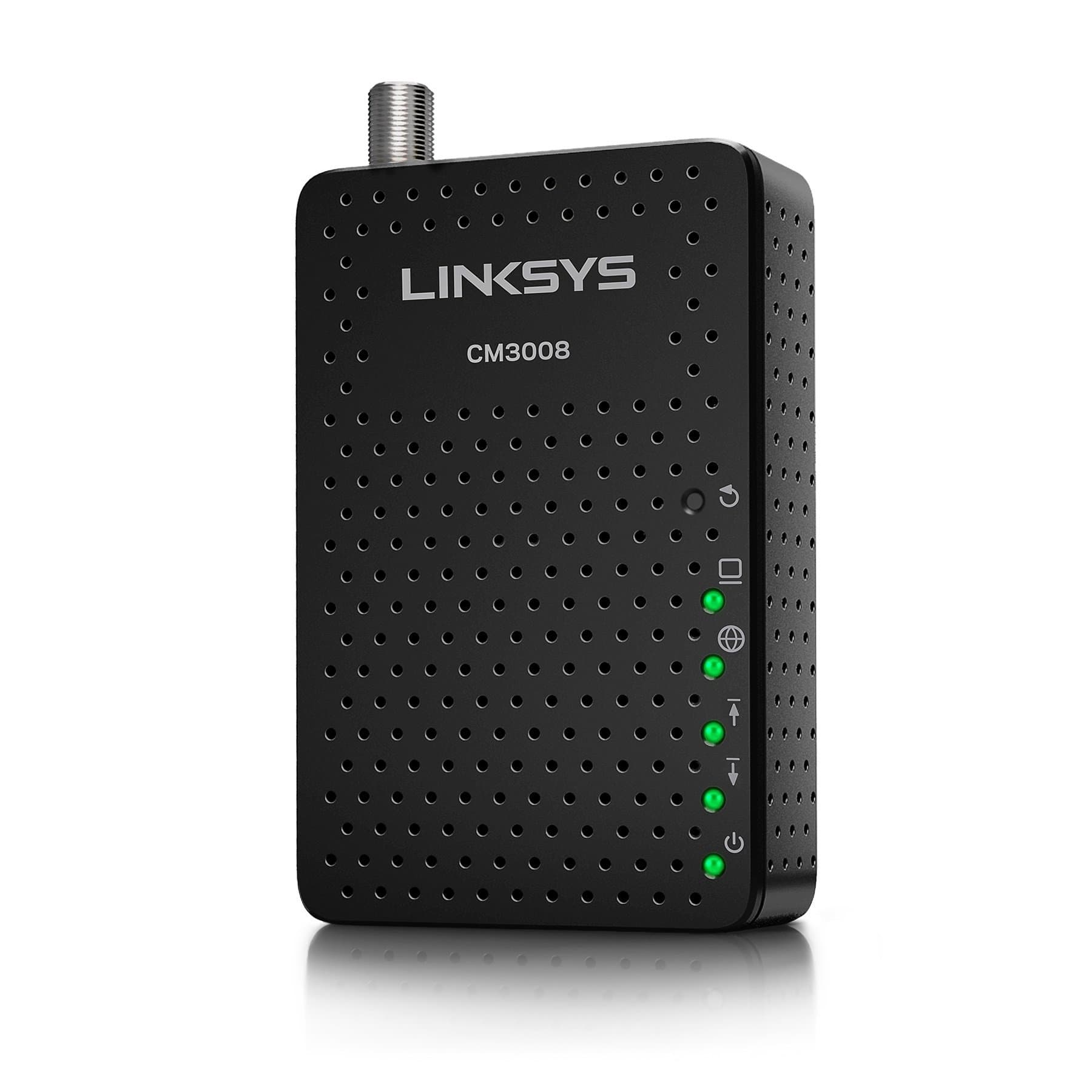 Linksys High Speed DOCSIS 3.0 Cable Modem, Certified for Comcast/Xfinity, Time Warner, Cox & Charter (CM3008)