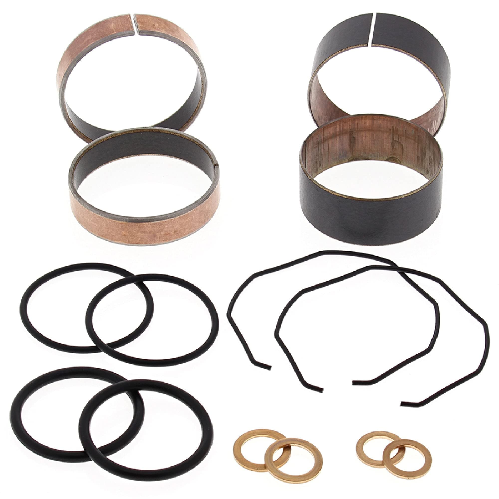 All BallsRacing Fork Bushing Kit compatible with/replacement for Kawasaki Zx600 (Zx-6R) 98-02, Zx600 (Zzr), 38-6087