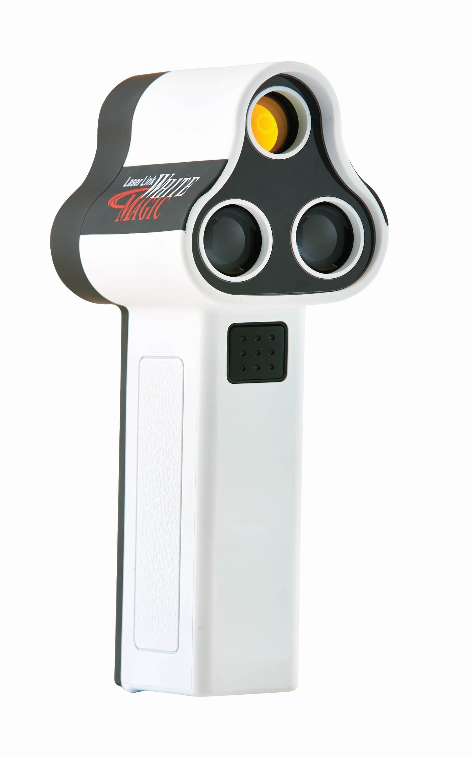 Laser Link Golf White Magic Laser Rangefinder, White/Black