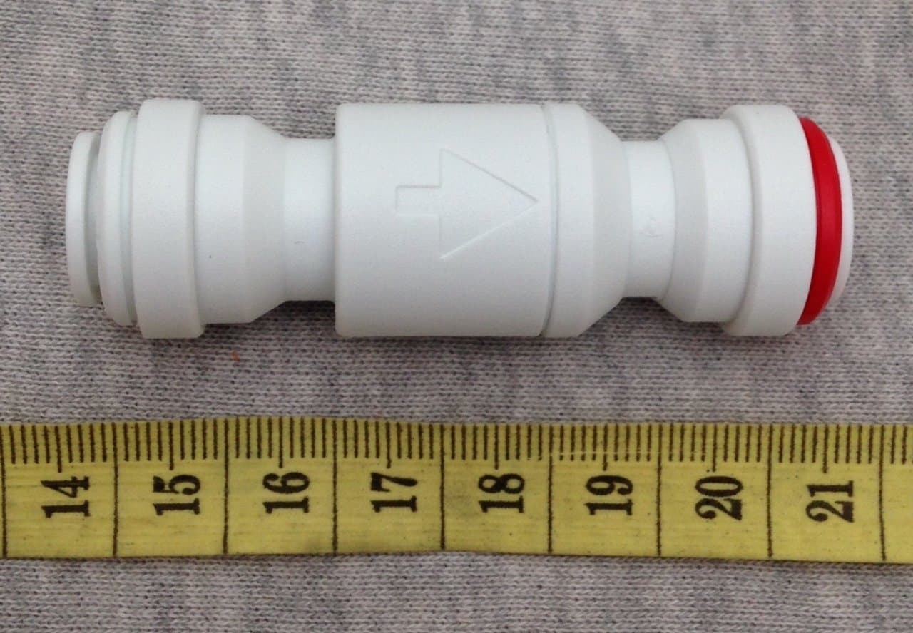 John Guest 3/8SCV 3/8" Push Fit Single Check Valve, Non Return Valve (Speedfit)