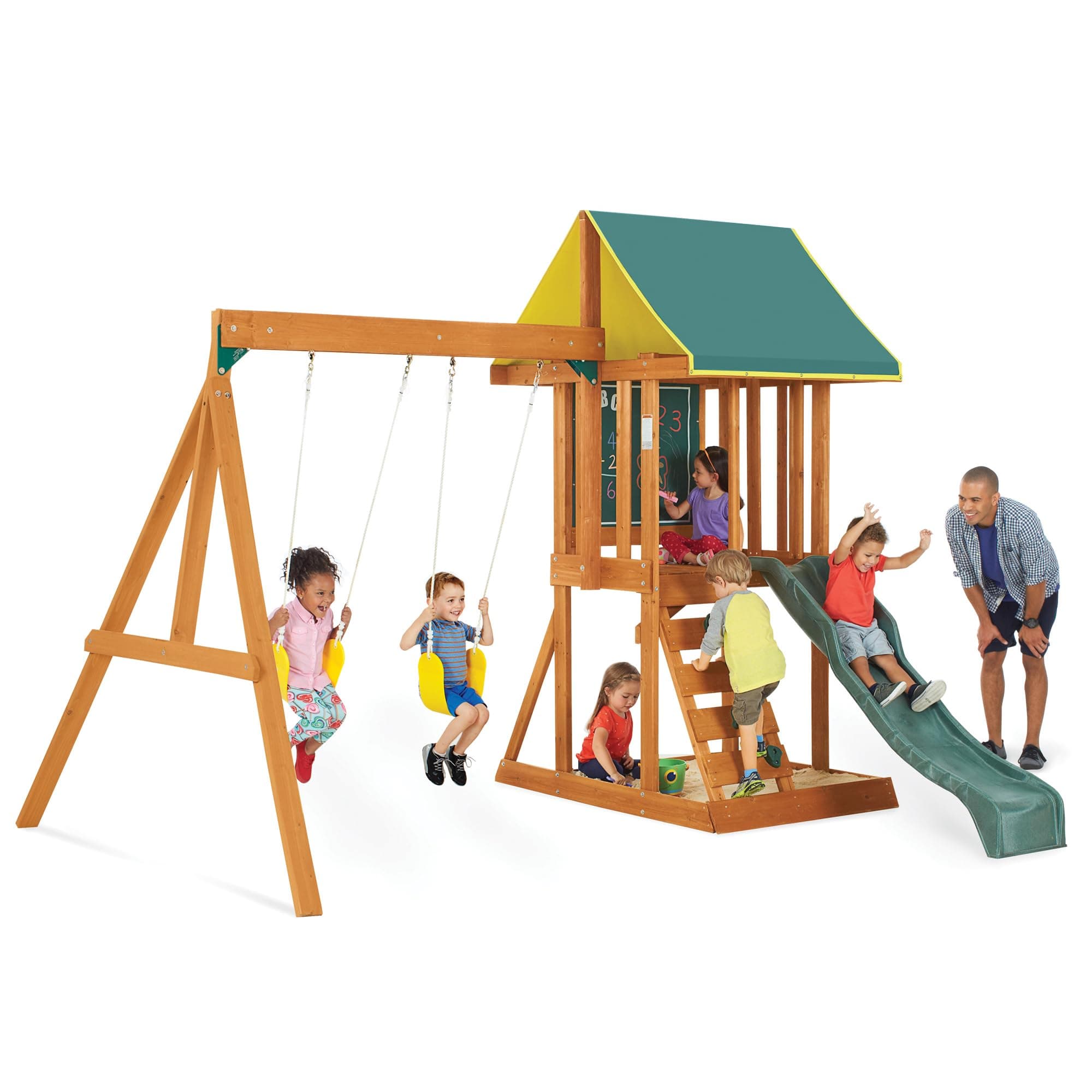 KidKraft Appleton Wooden Swing Set, (Amazon Exclusive)