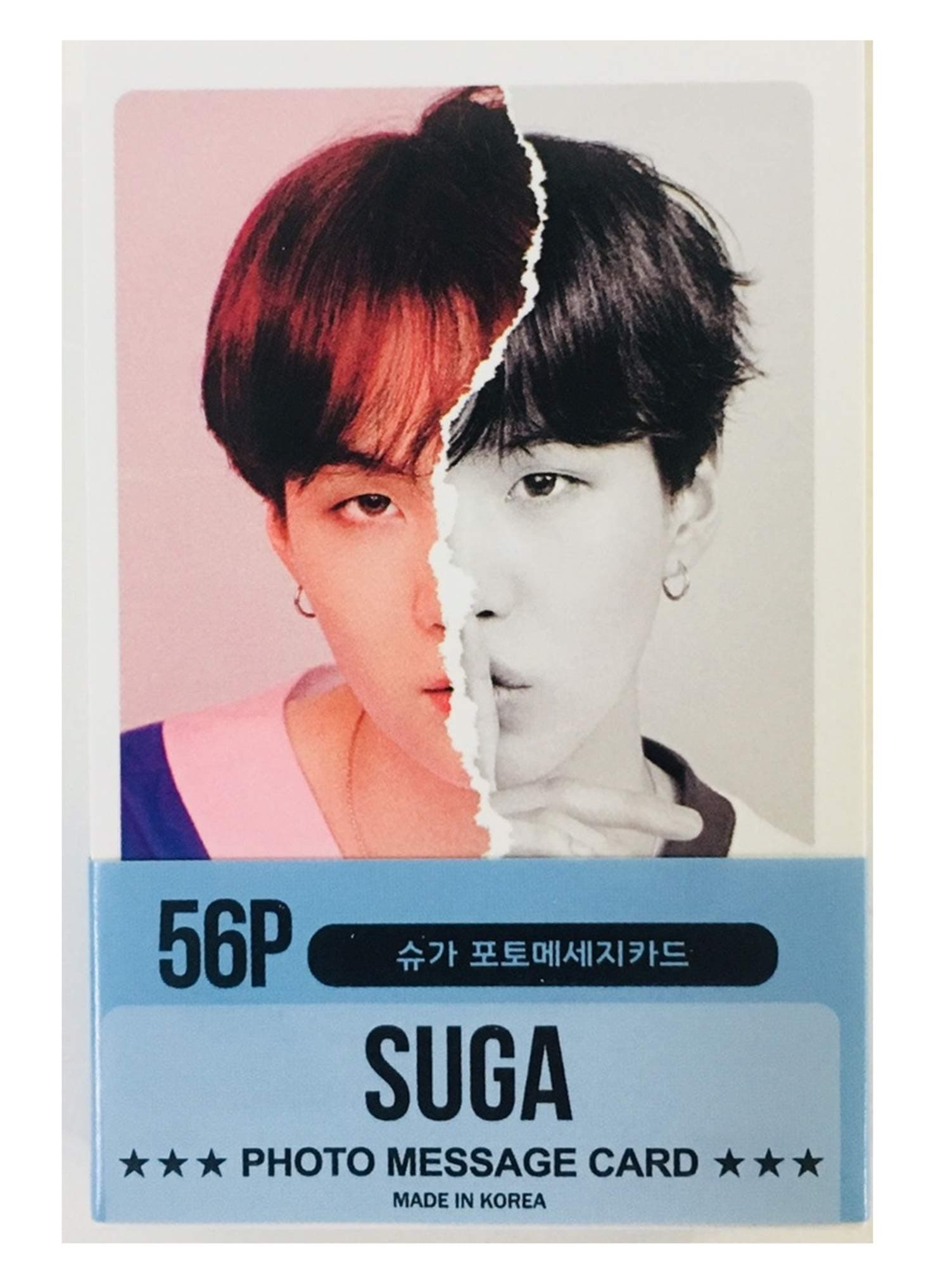 BTS Message Photocards 56pcs Brand-New version (SUGA)