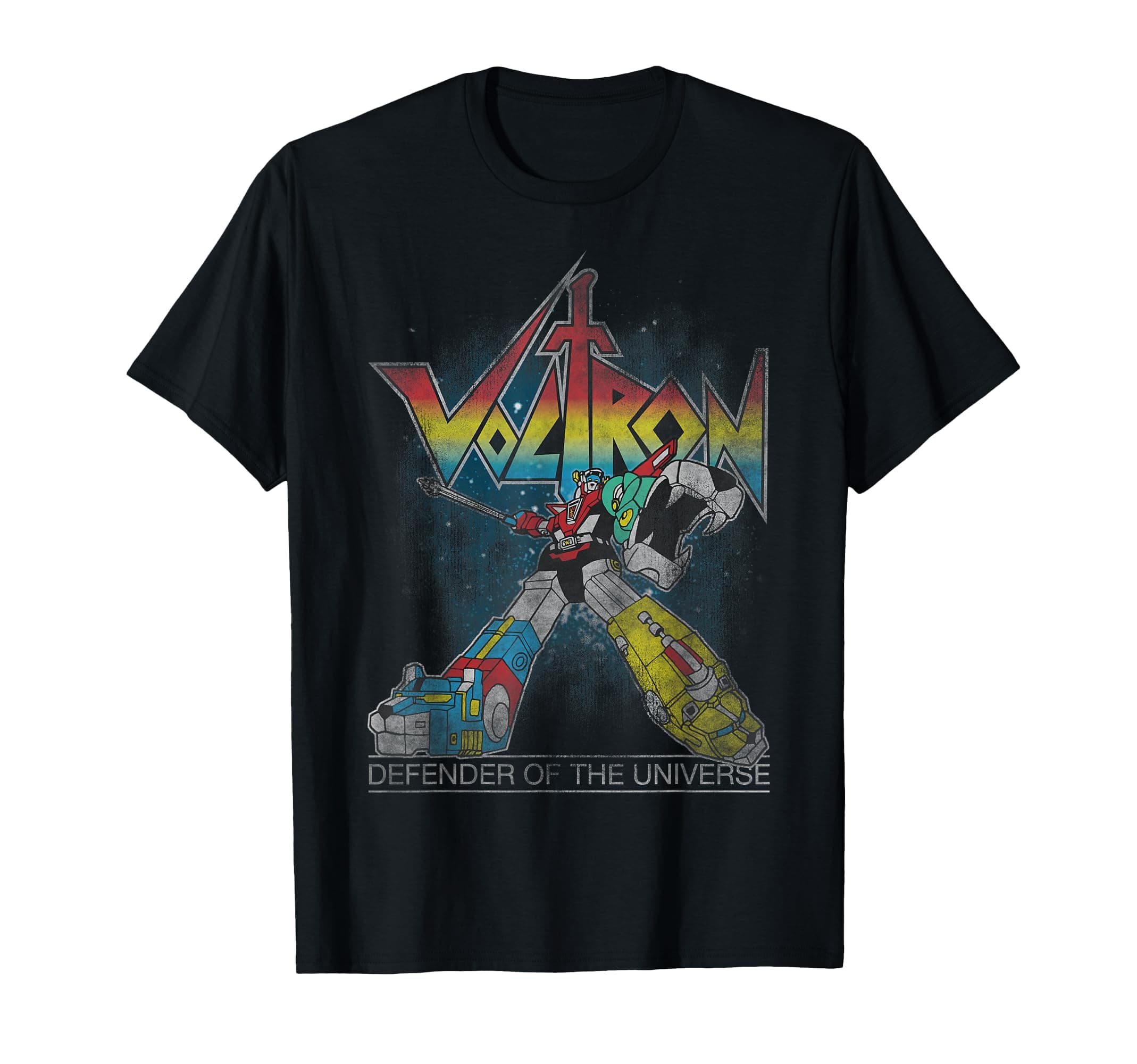 Voltron: Retro Defender Rainbow T-Shirt