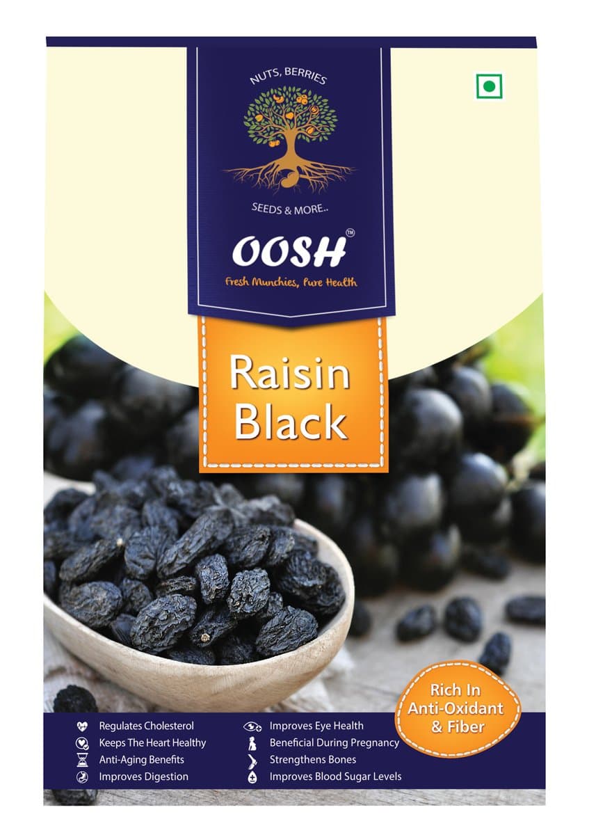 OOSH Black Raisin, 400 grams