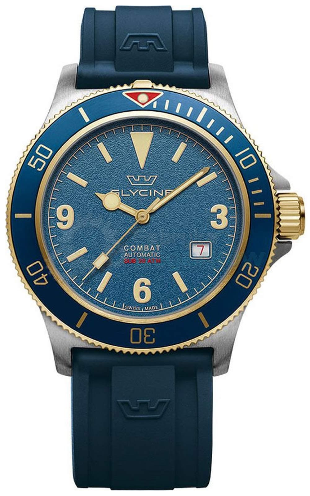 Combat Dark Blue Dial Automatic Men's Watch GL0264