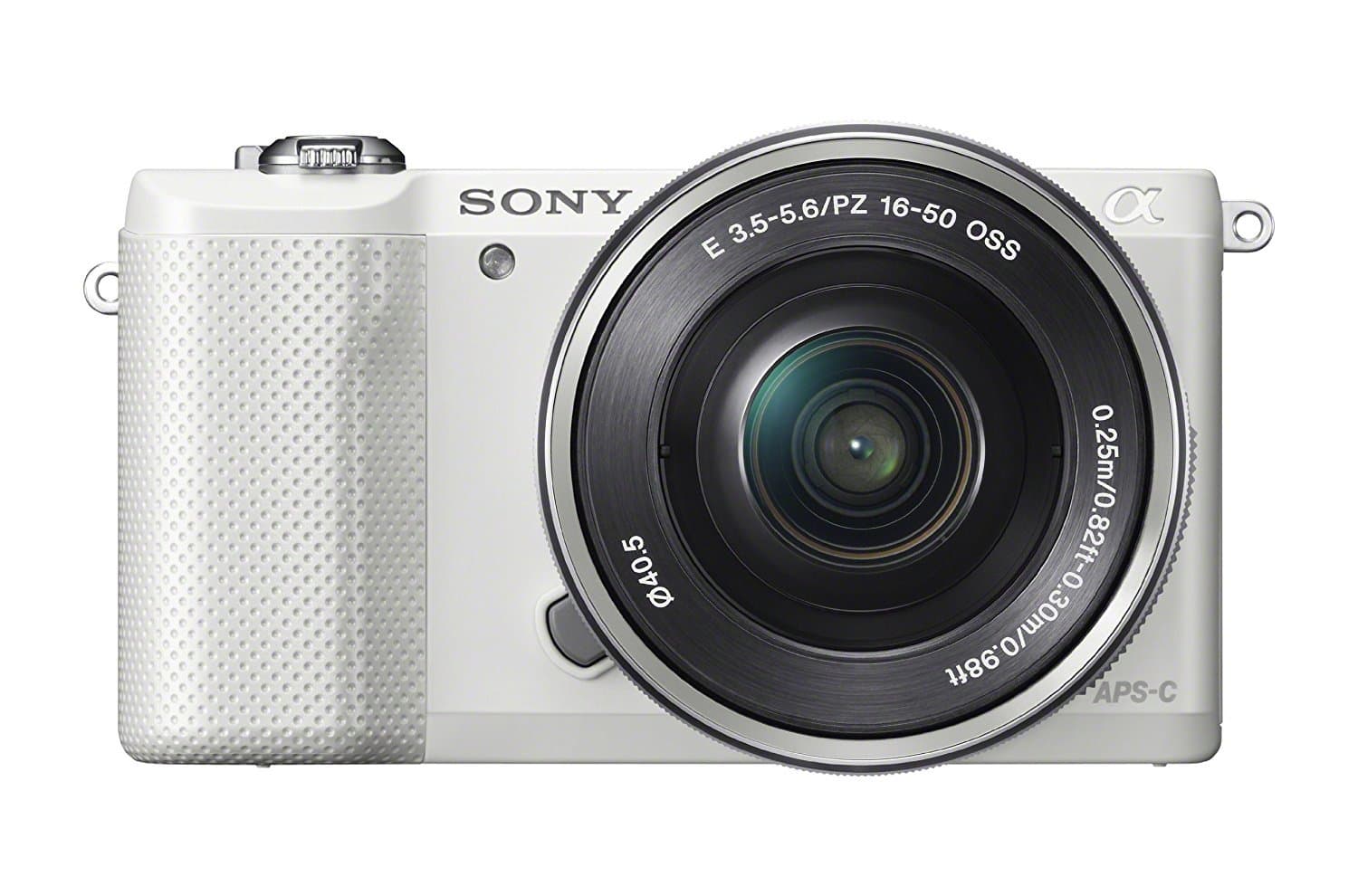 Sony Alpha a5000 20.1MP SLR Camera (White)