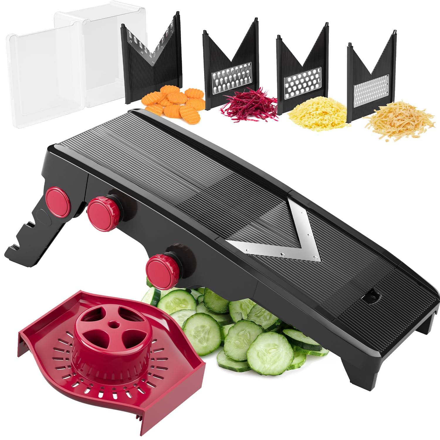 Austria V-Pro Multi Blade Adjustable Mandoline Slicer